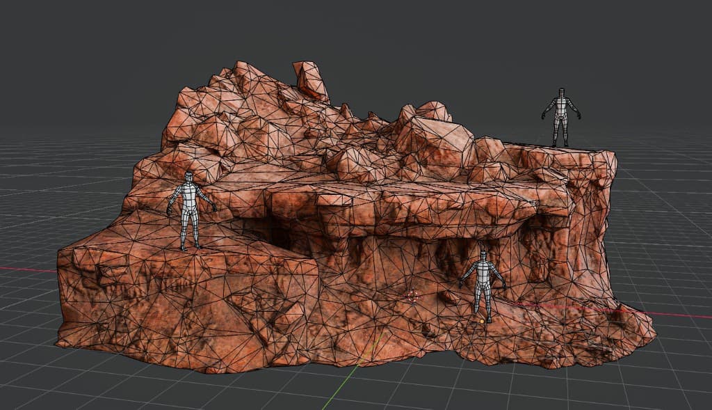 Sandstone rock formation