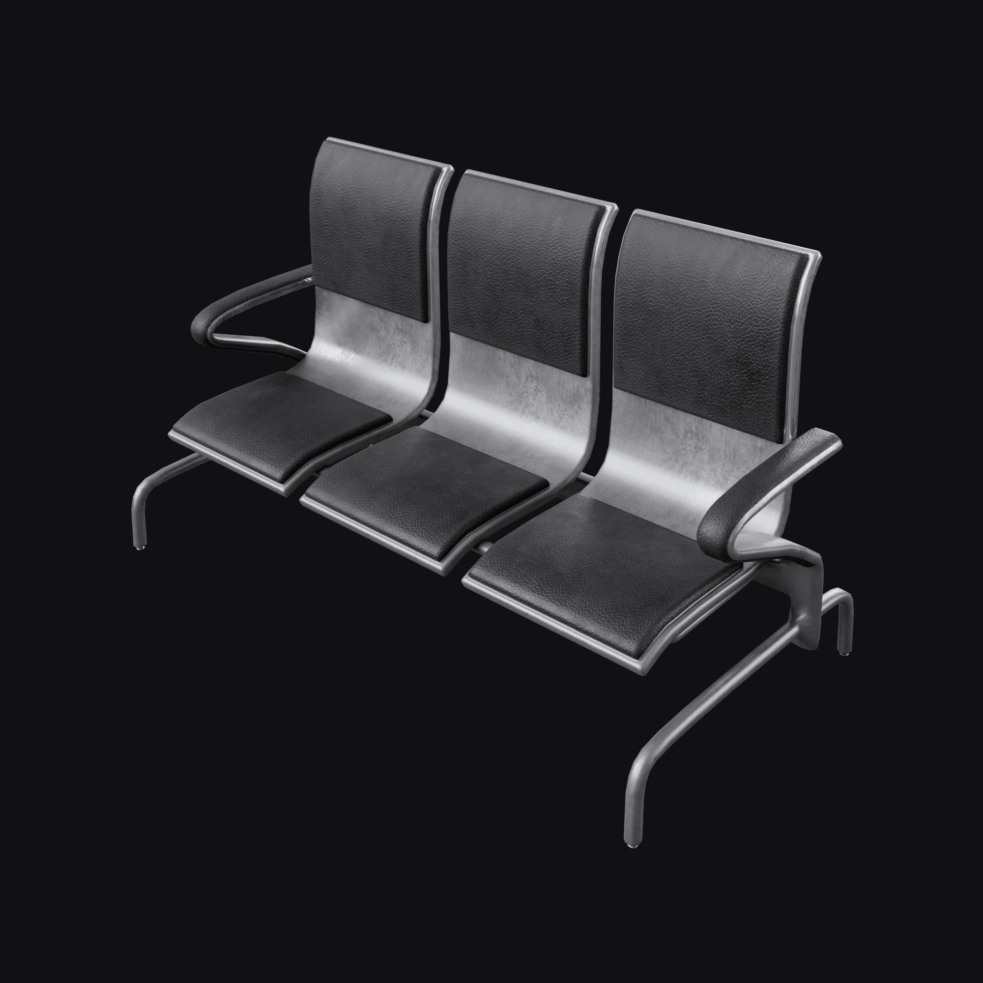 Airport Chair Set 3D model