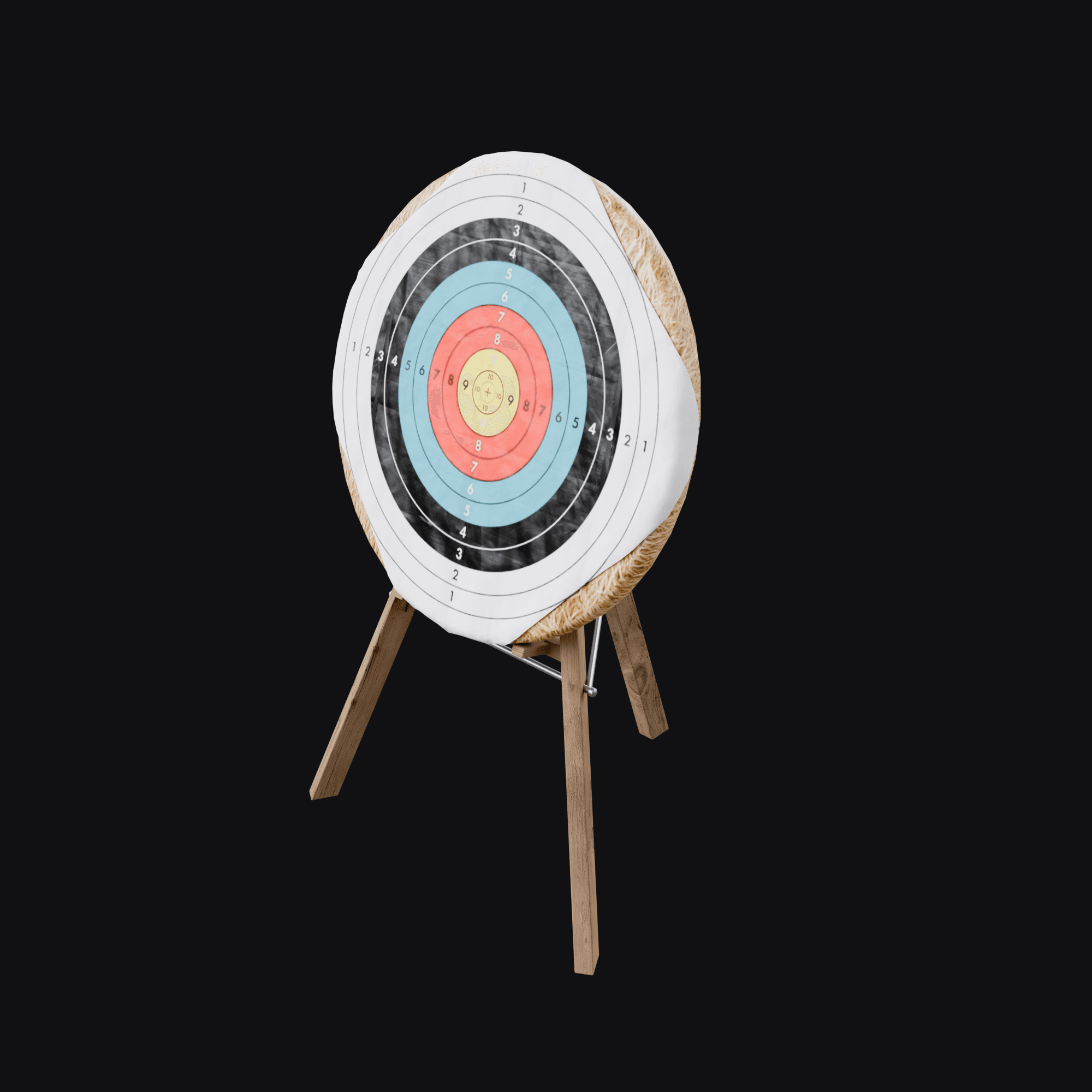 Archery Target 3D model