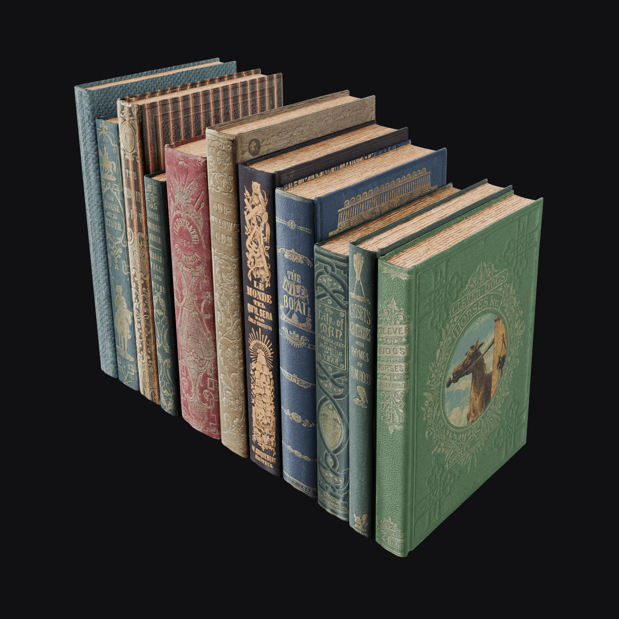 Books1800s 3D model