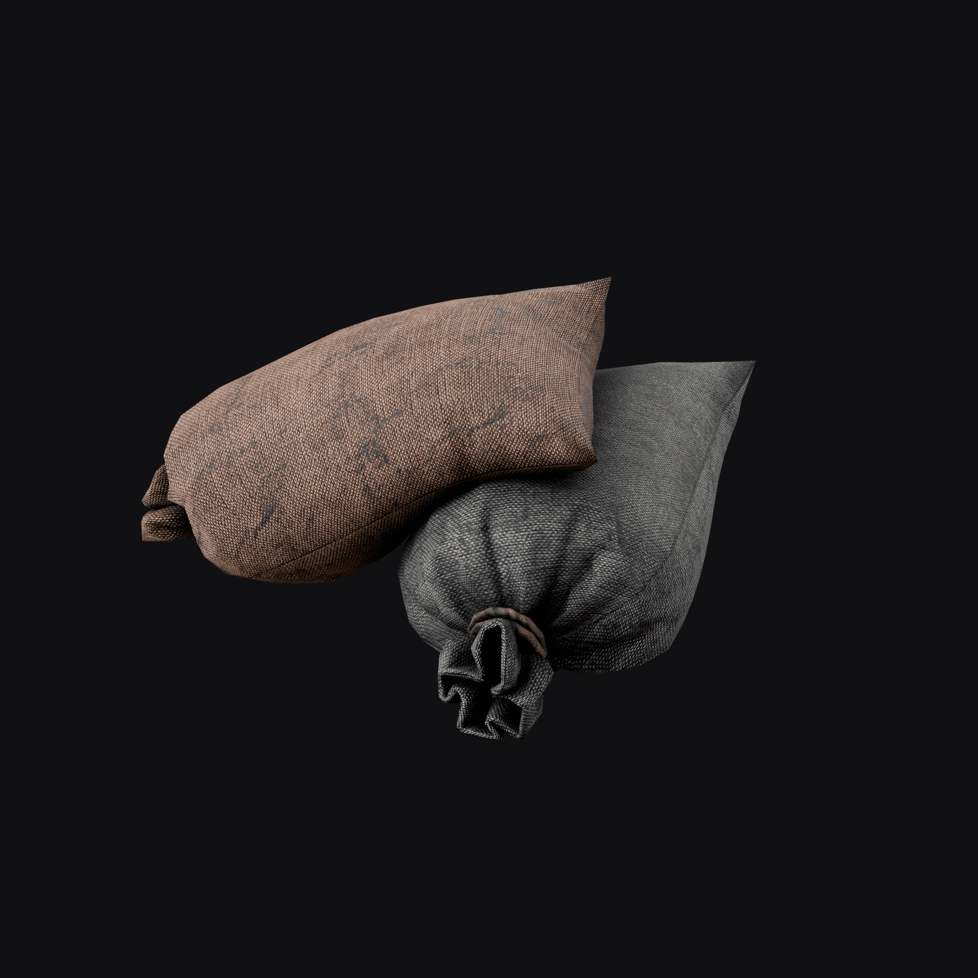Burlap Sack 3D model