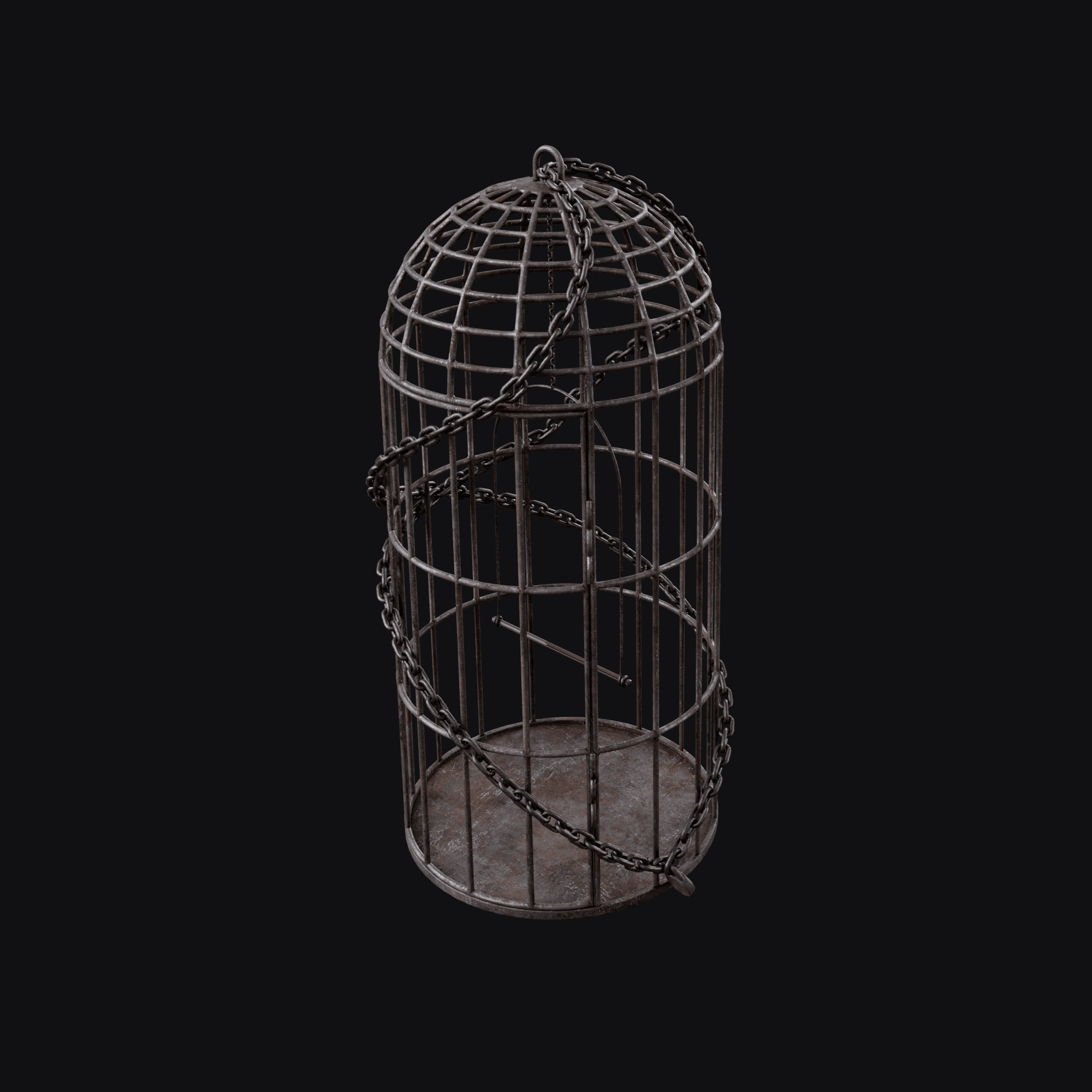 Cage A 3D model