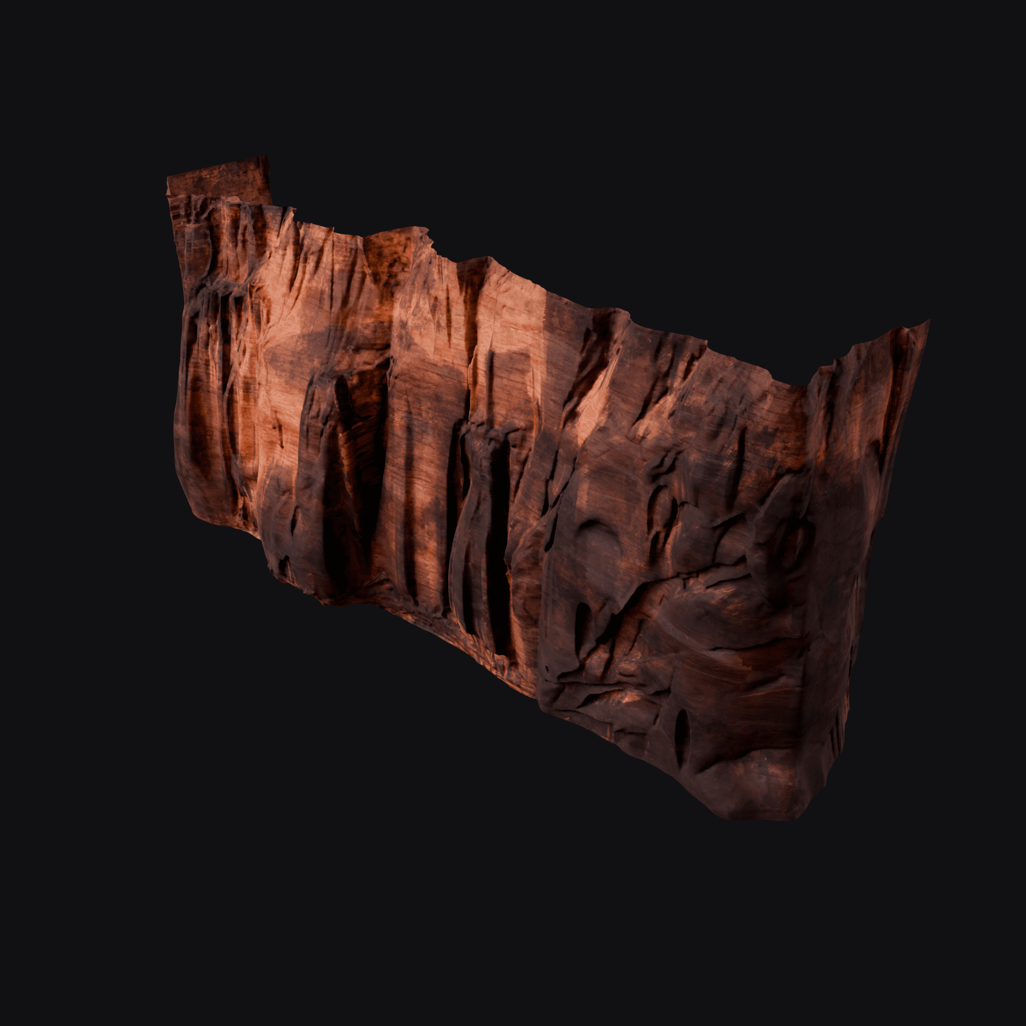 Canyon Wall 3D model