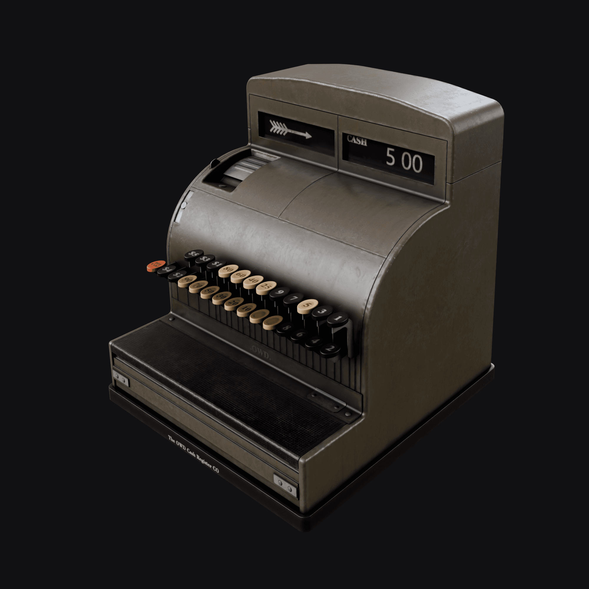 Cash Register 3D model