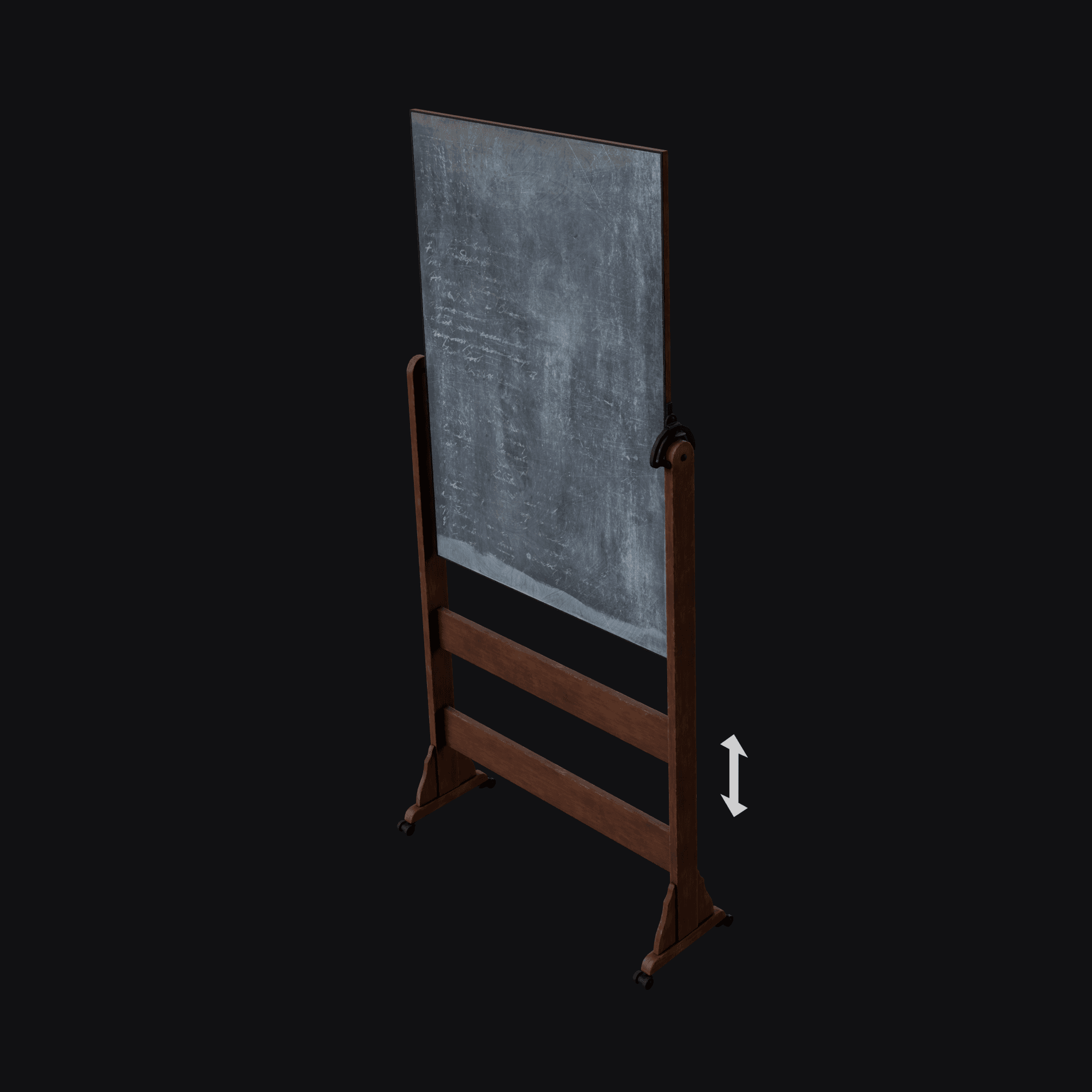 Chalkboard1800s 3D model