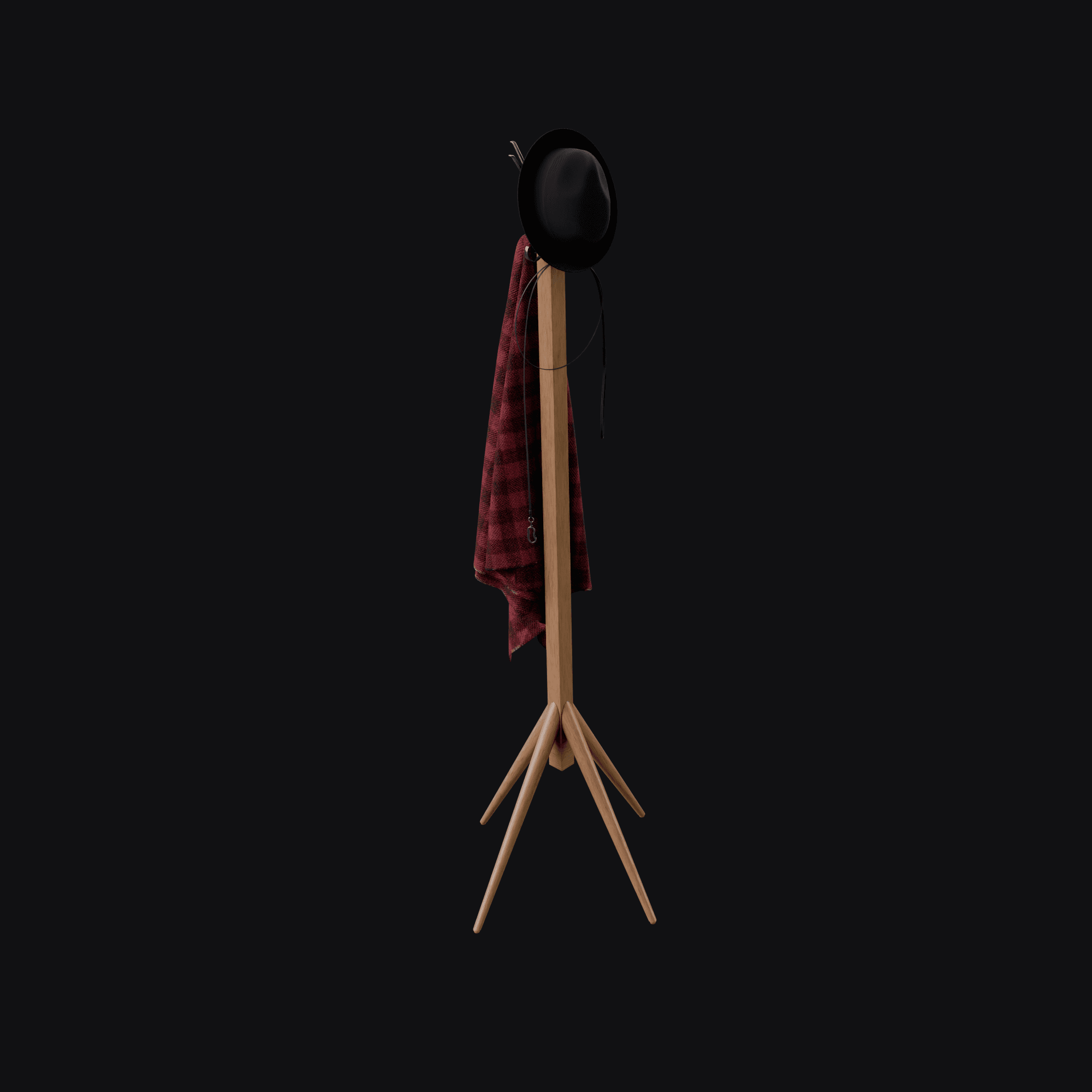 Coat Rack 3D model