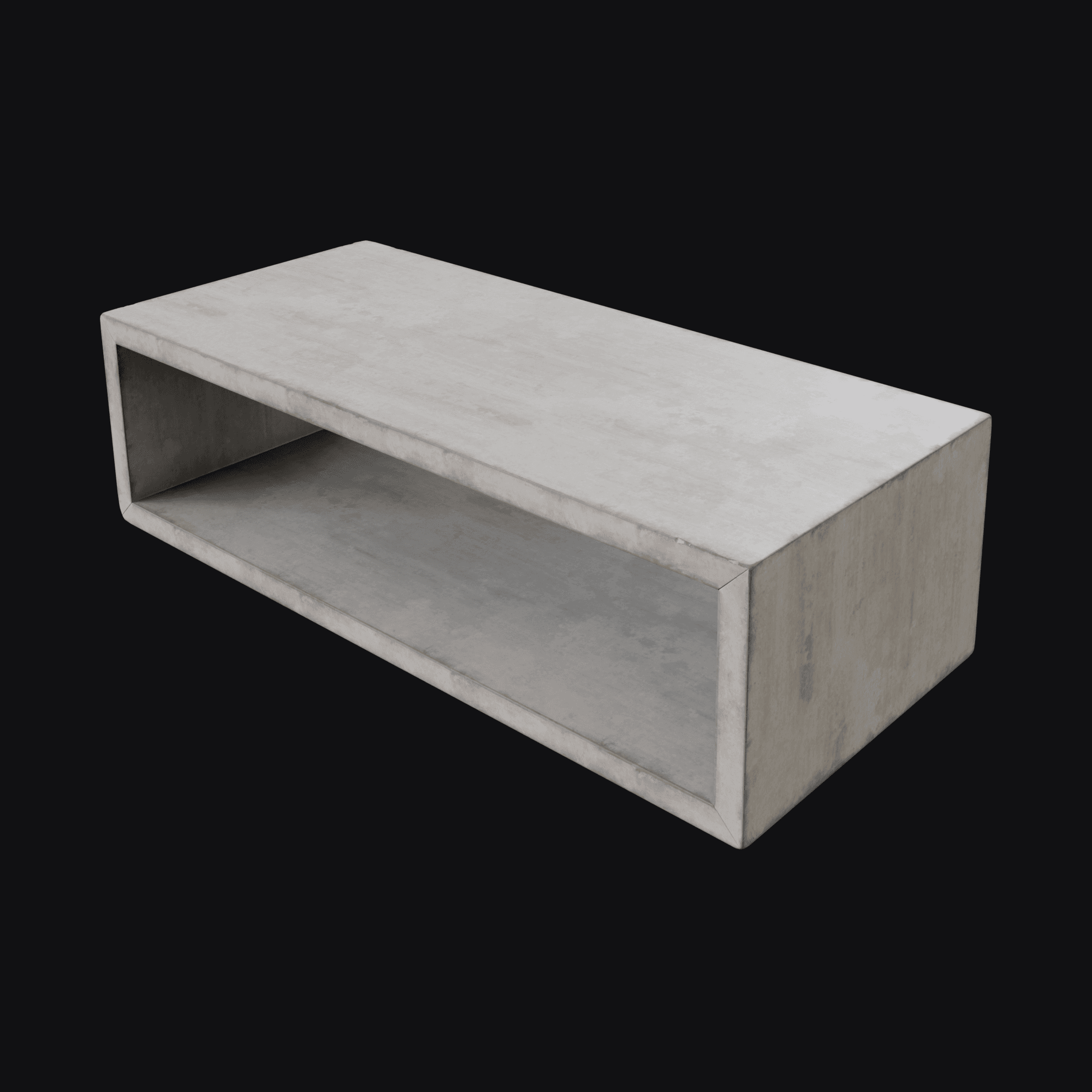 Concrete Coffee Table 3D model