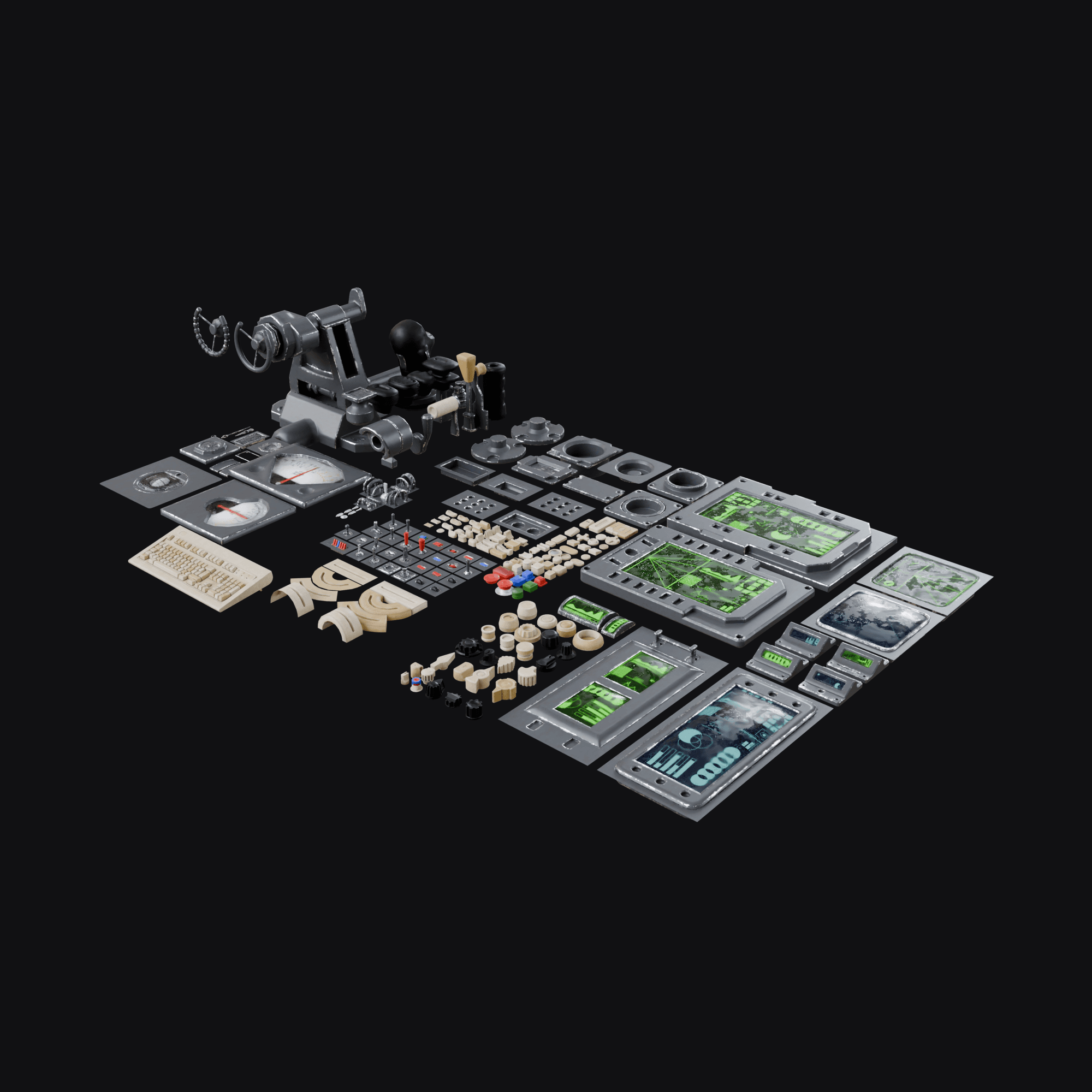 Control Panel 3D model