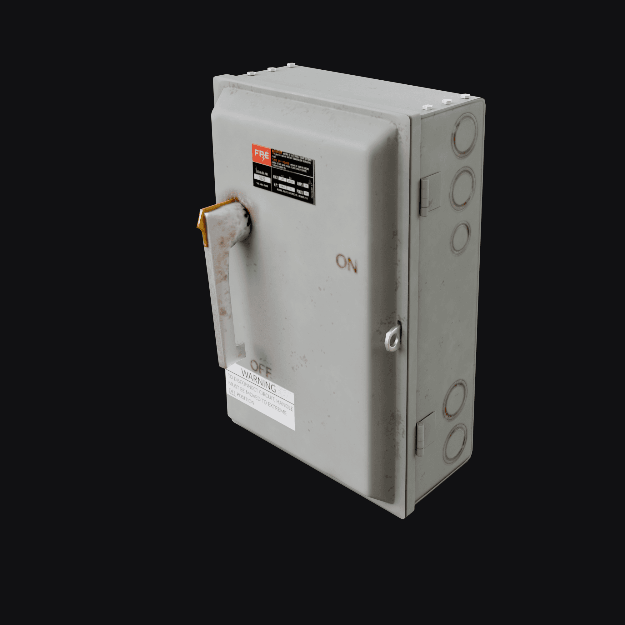 Electric Box B 3D model