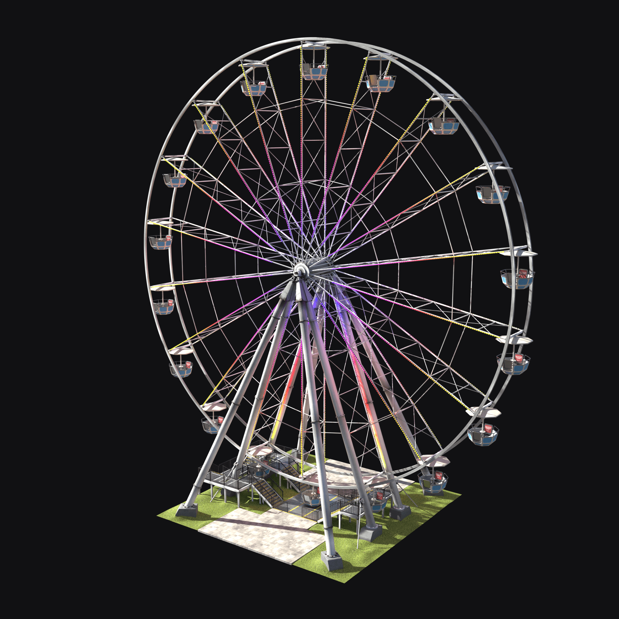 Ferris Wheel 3D model