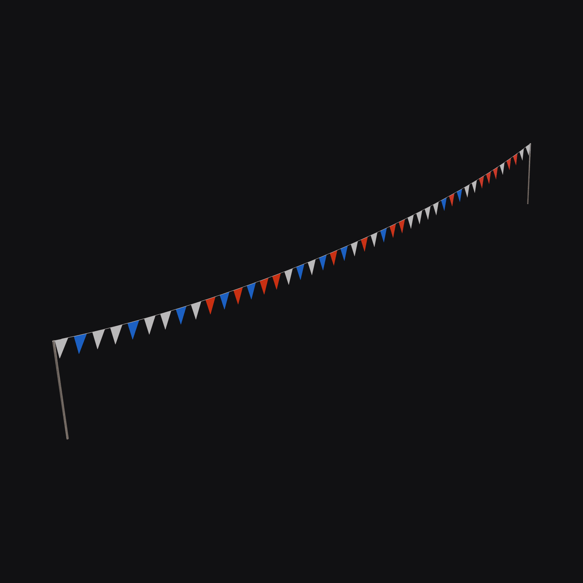 Five Meter Flags 3D model