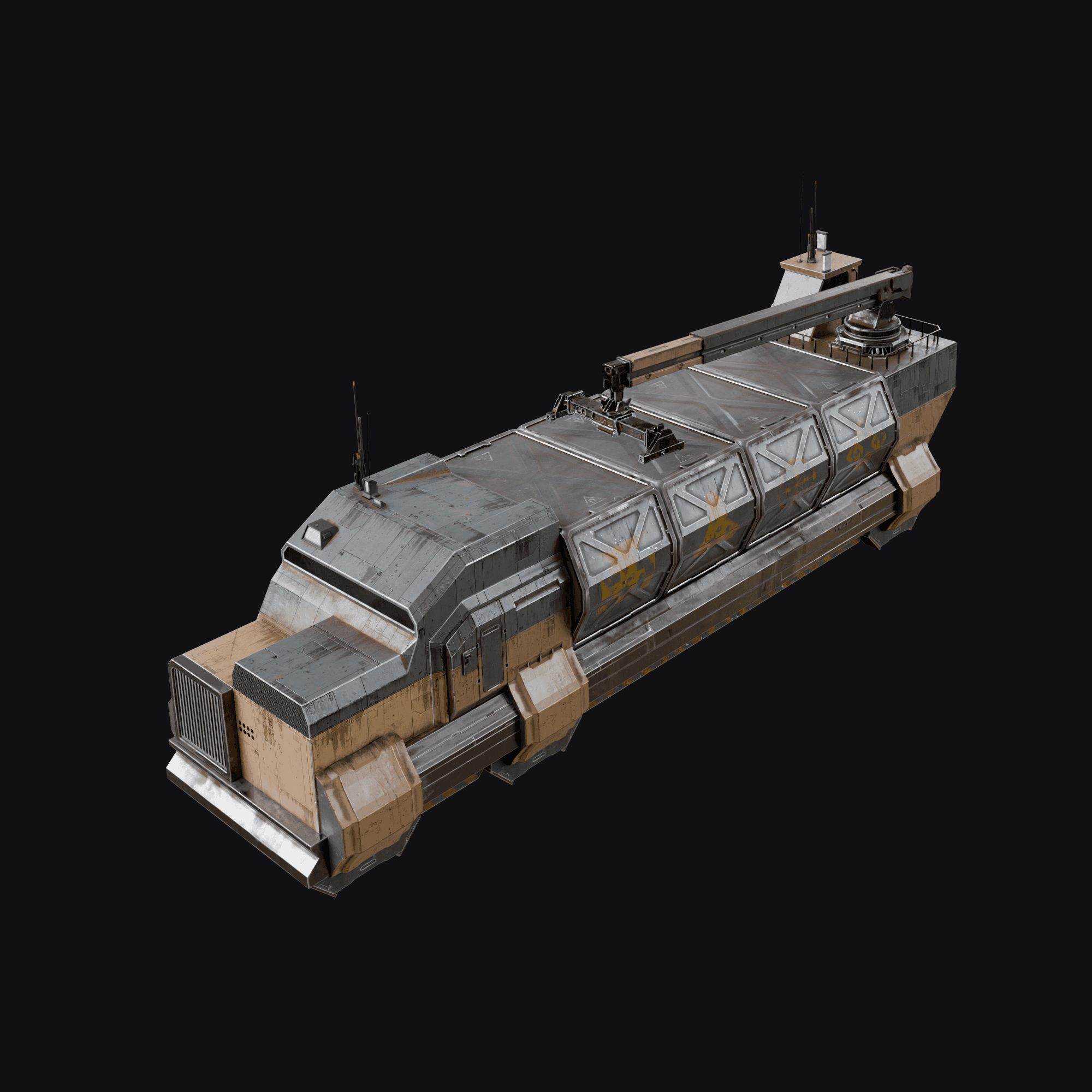 Flying Cargo Truck 3D model