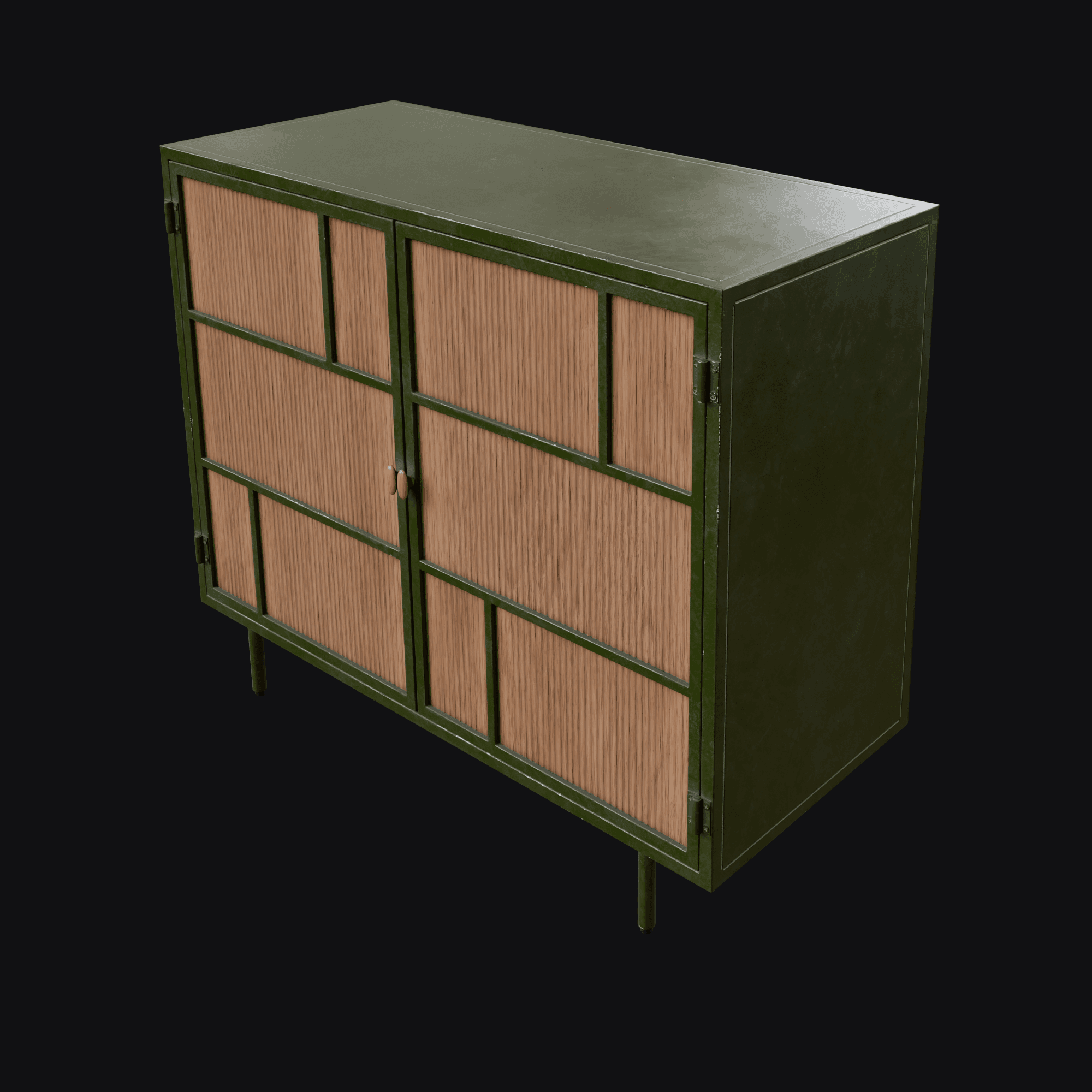 Geometric Cabinet 3D model