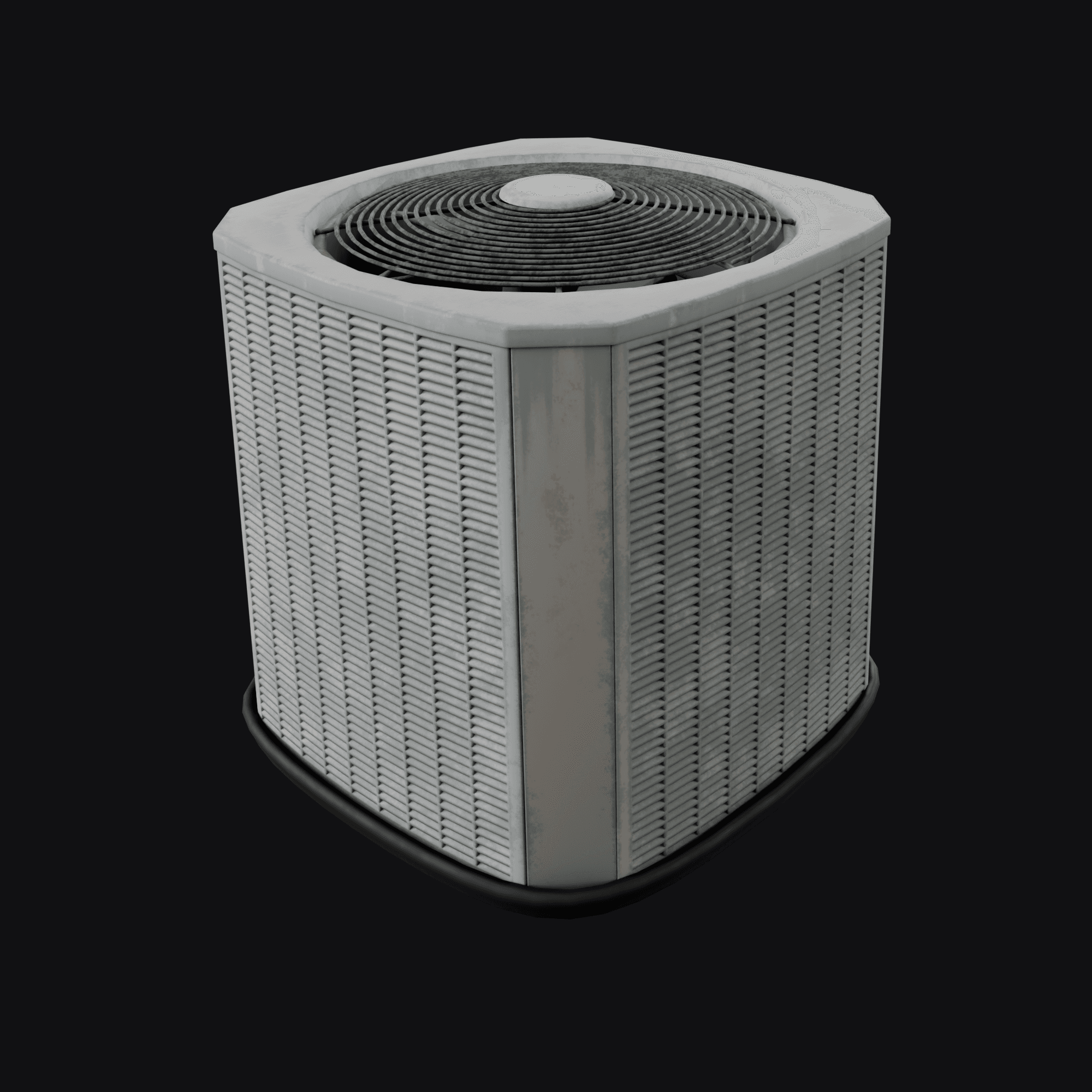 Ground Aircon, free Blender 3D model render