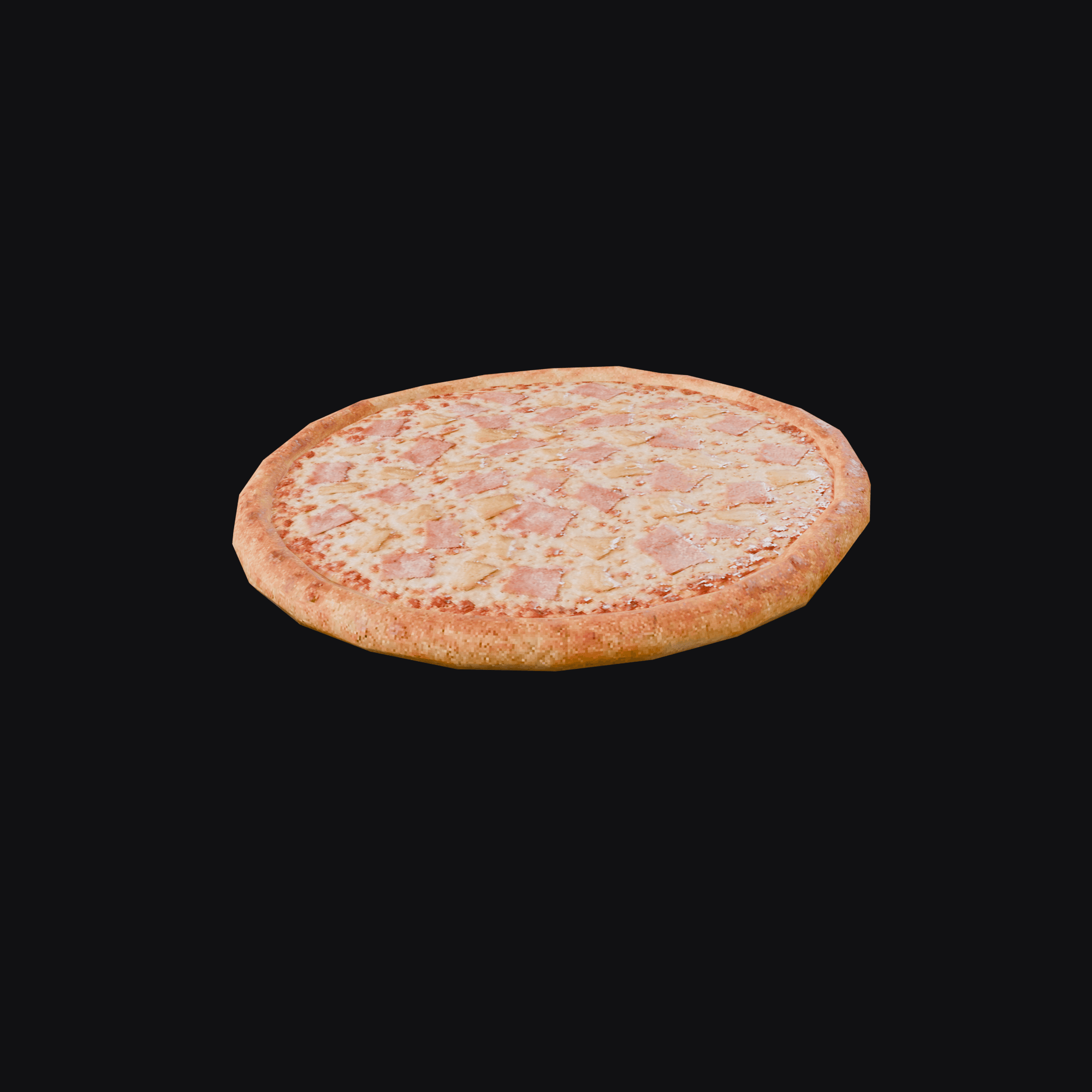 Hawaiian Pizza 3D model