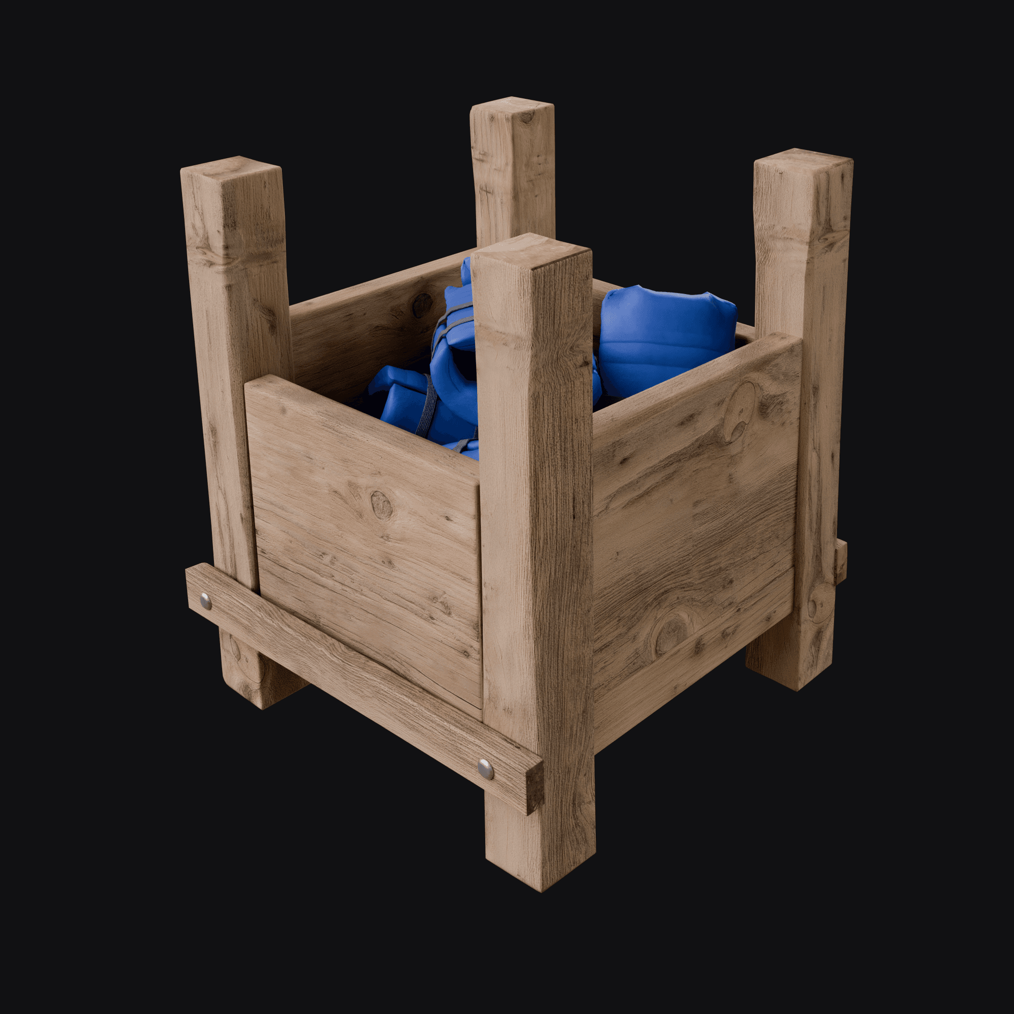 Life Jacket Bin 3D model