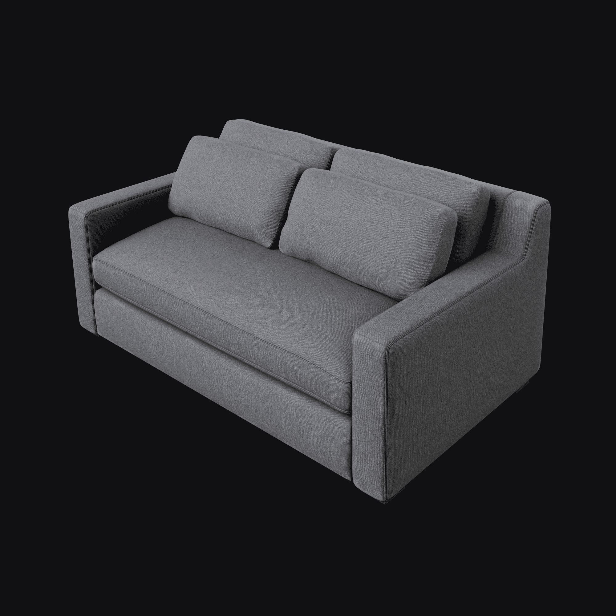 Loveseat, free Blender 3D model render