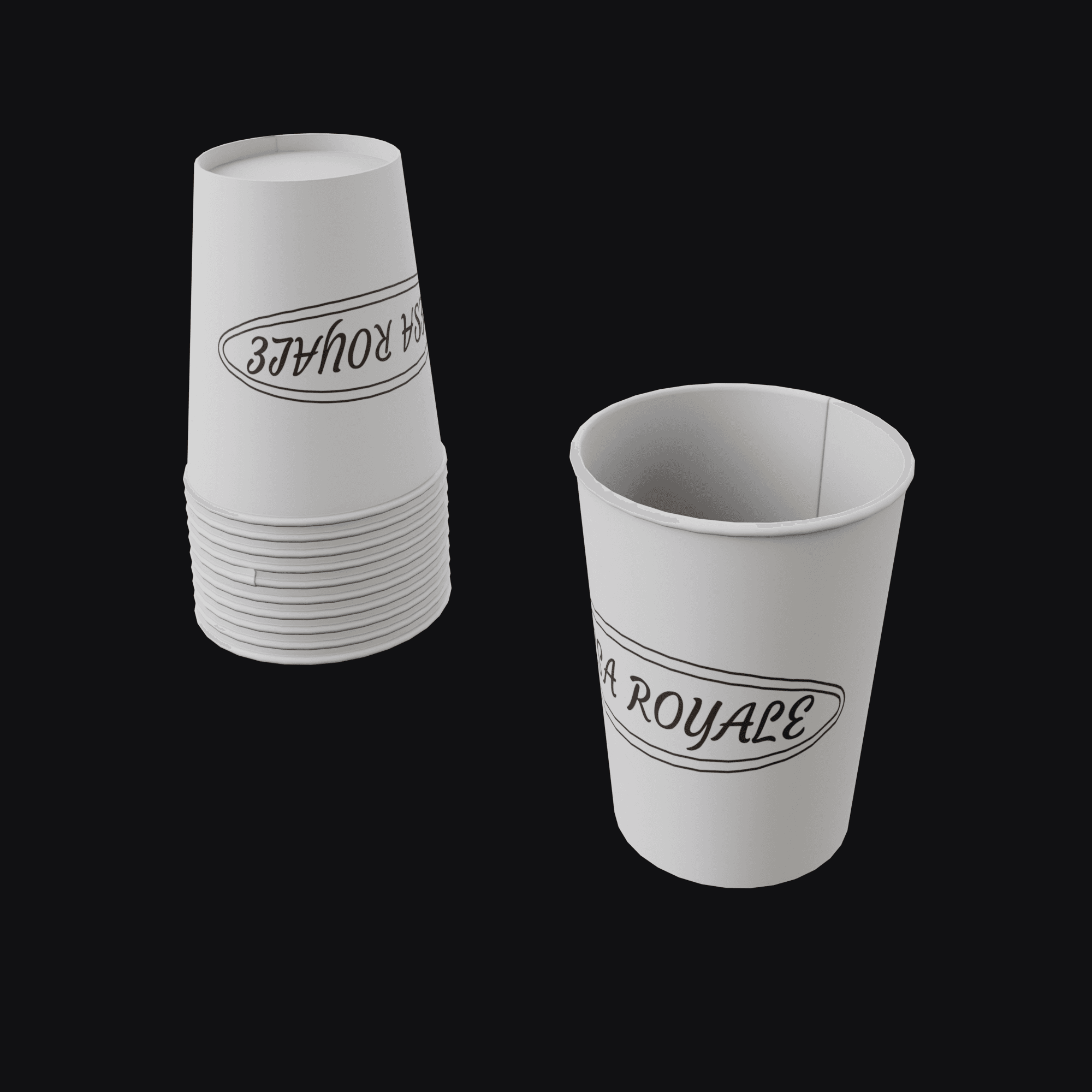 Motel Cup 3D model