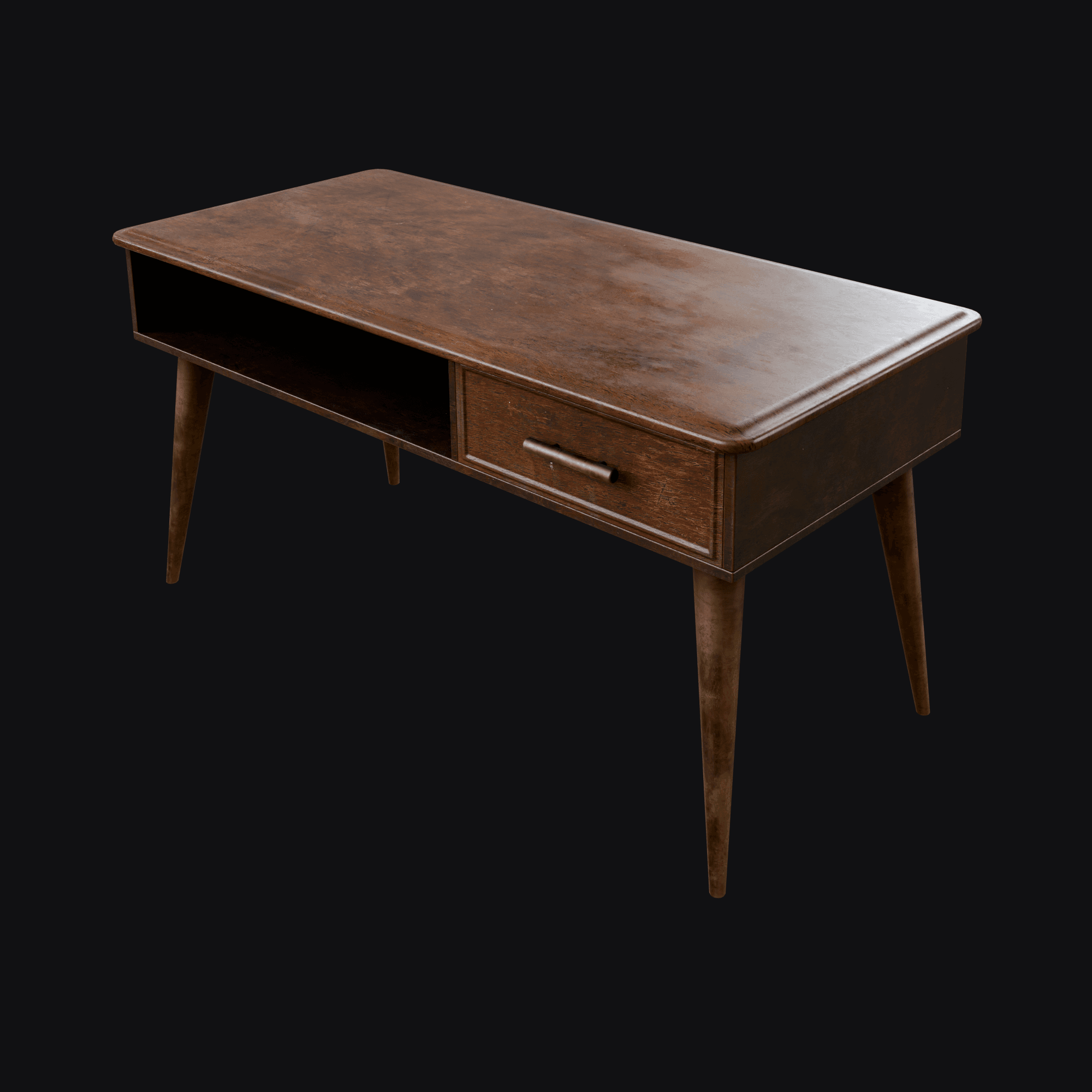 Motel Desk 3D model