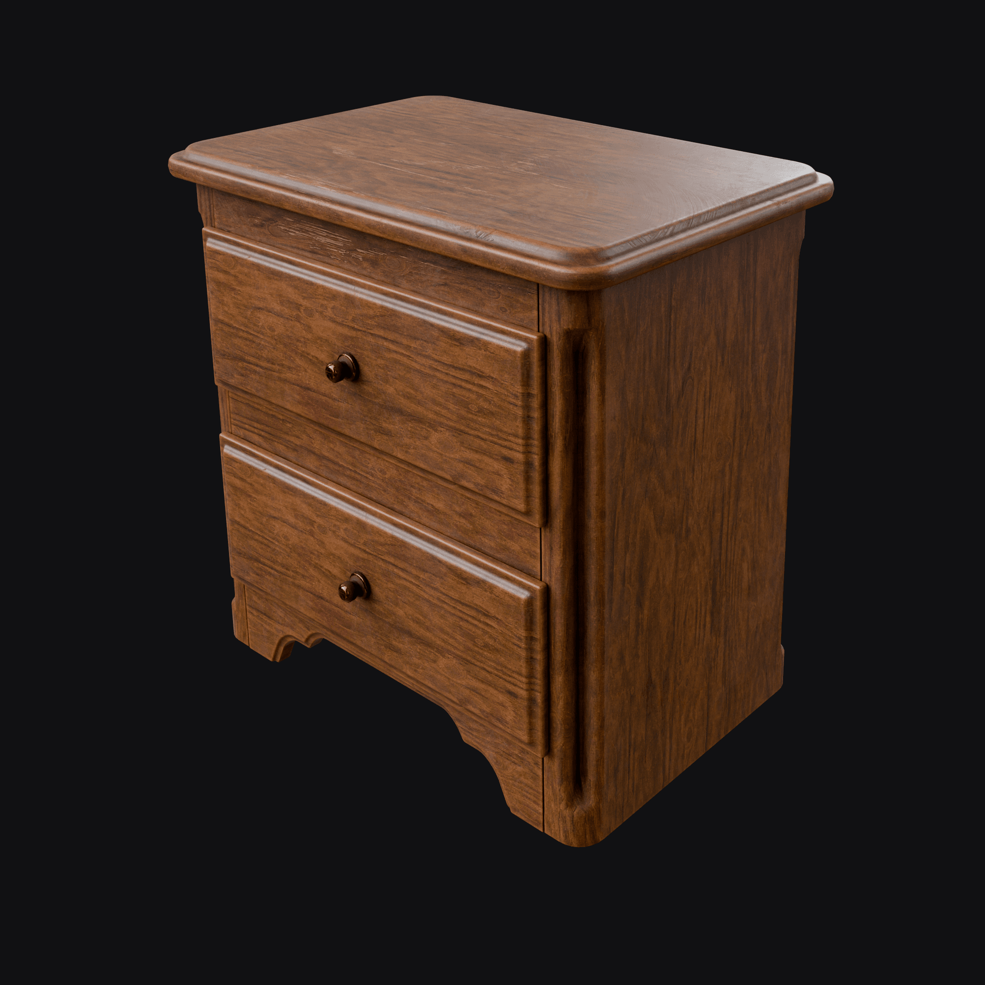 Motel Nightstand 3D model