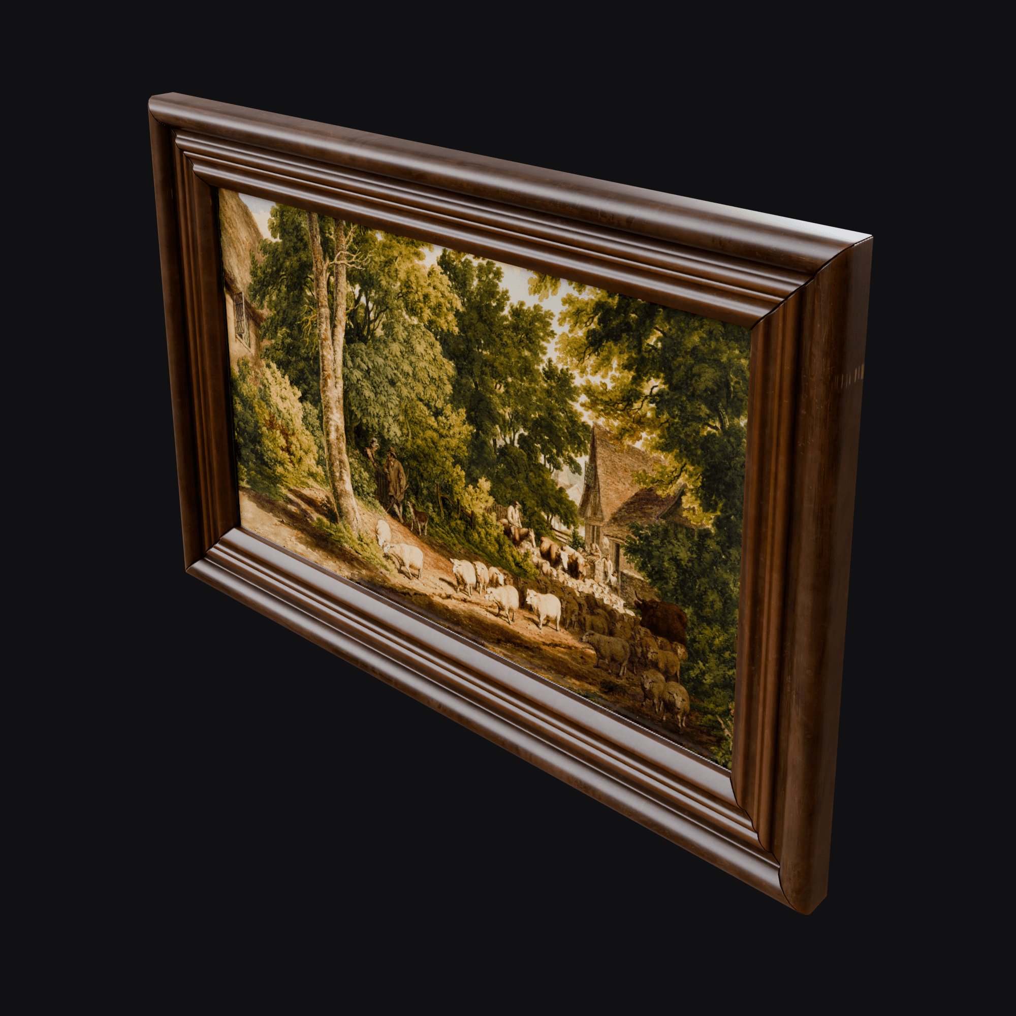 Motel Picture B 3D model