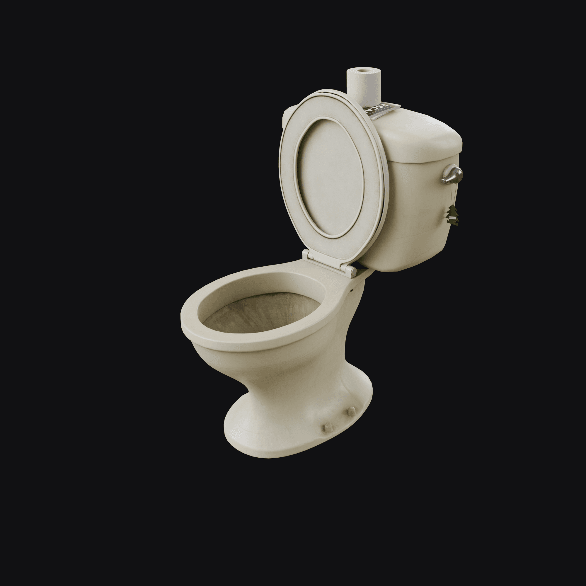 Motel Toilet 3D model