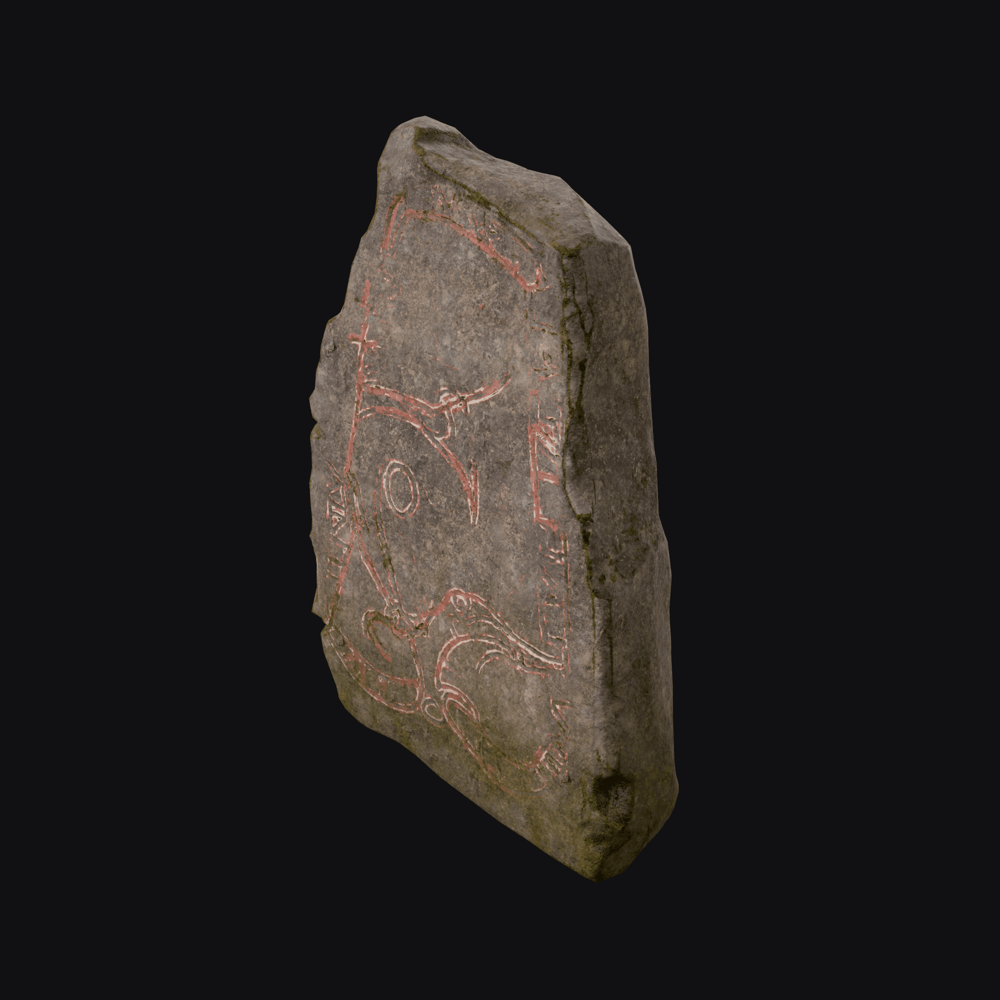 Rune B 3D model