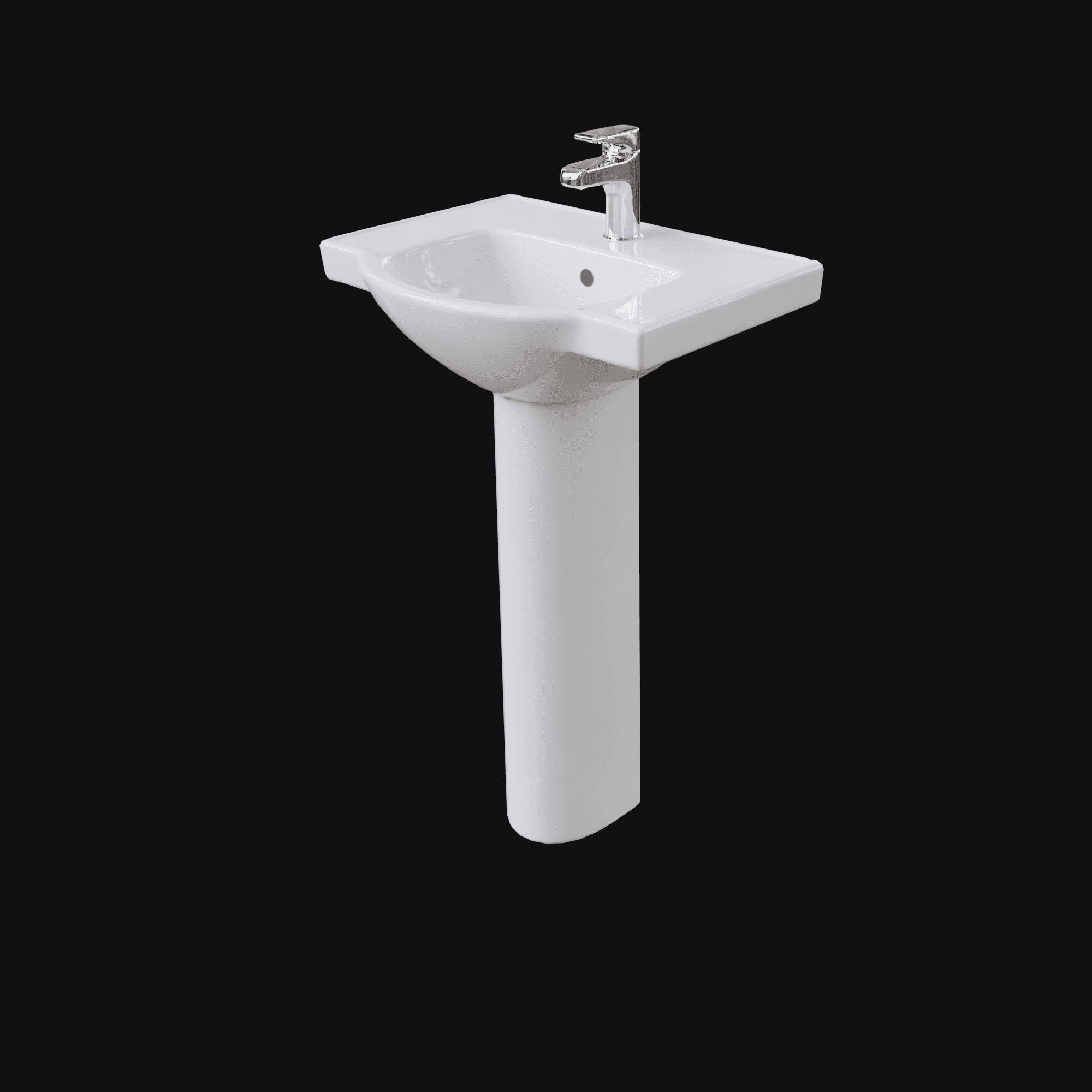 Sink, free Blender 3D model render