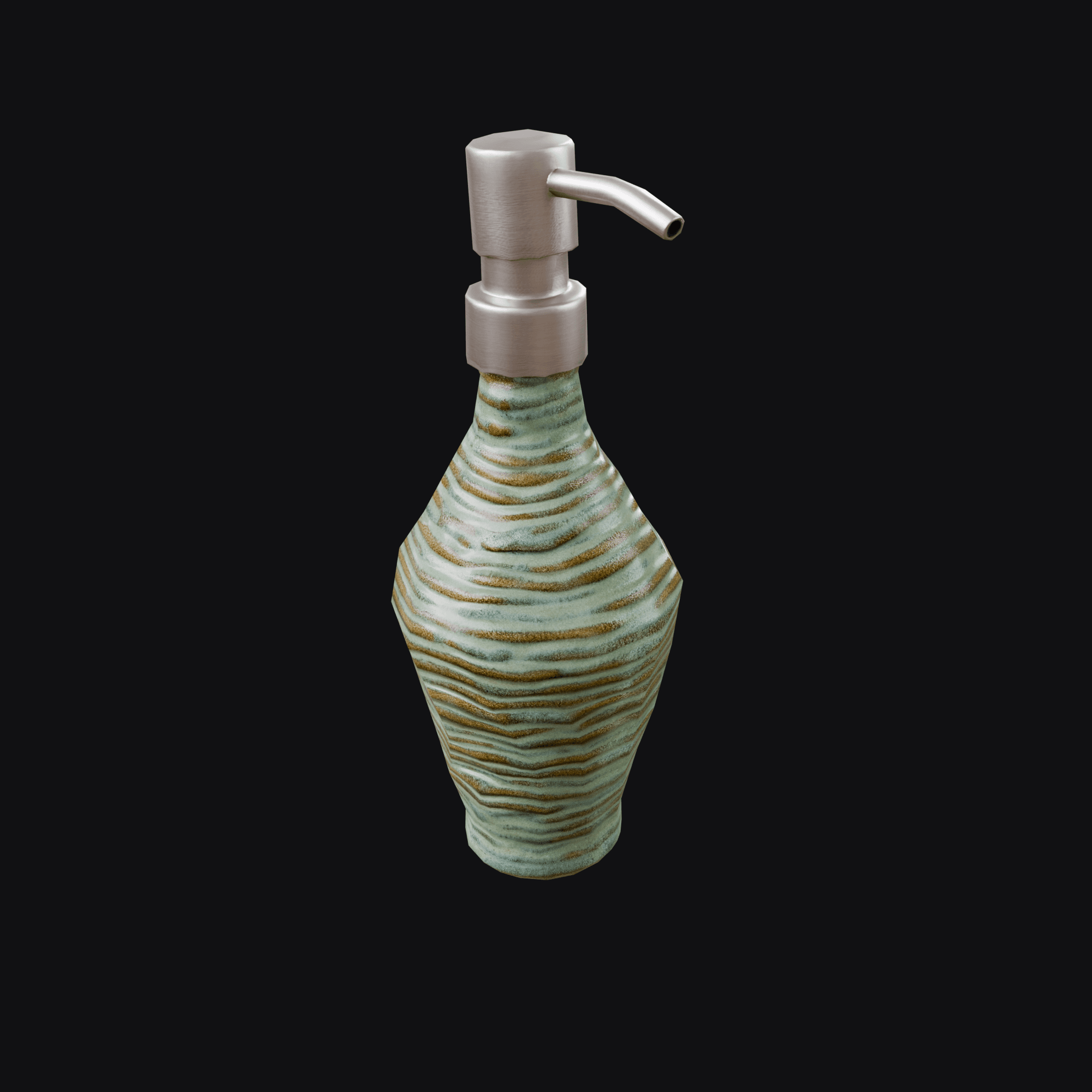 Soap Dispenser, free Blender 3D model render
