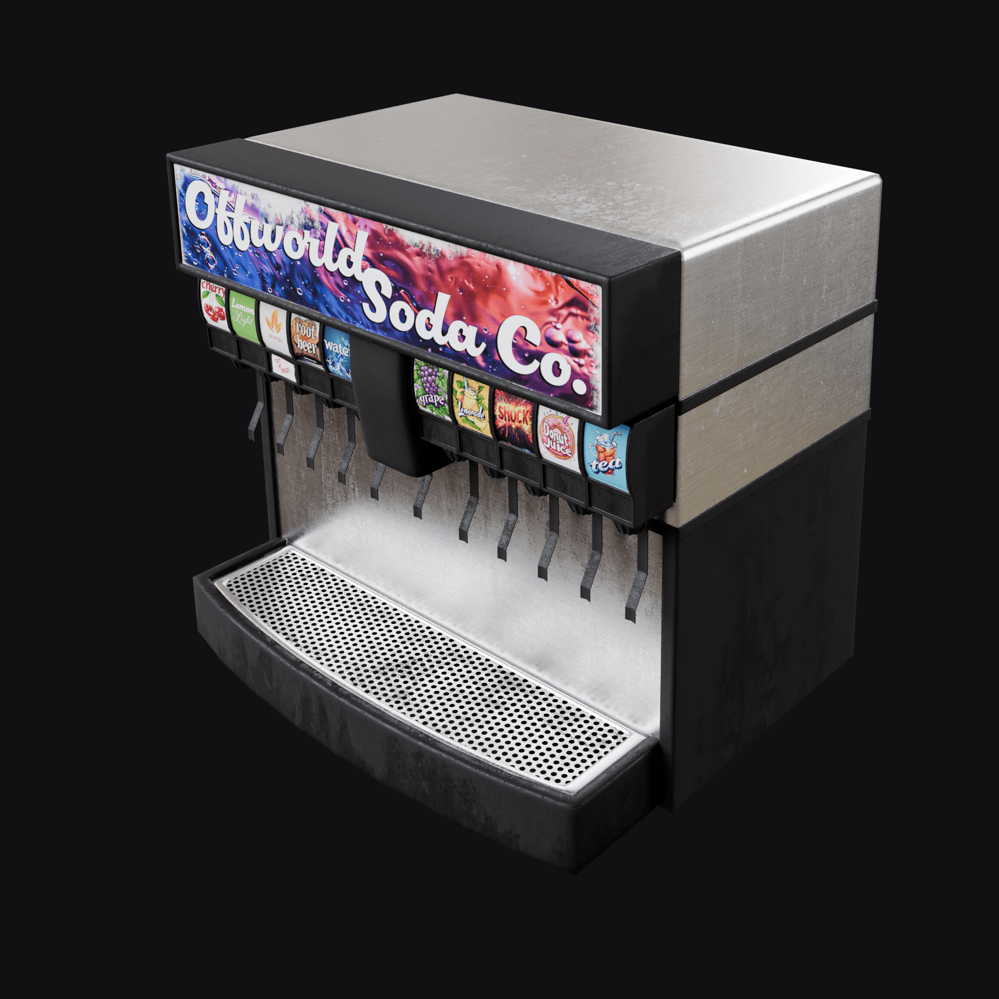 Soda Dispenser 3D model