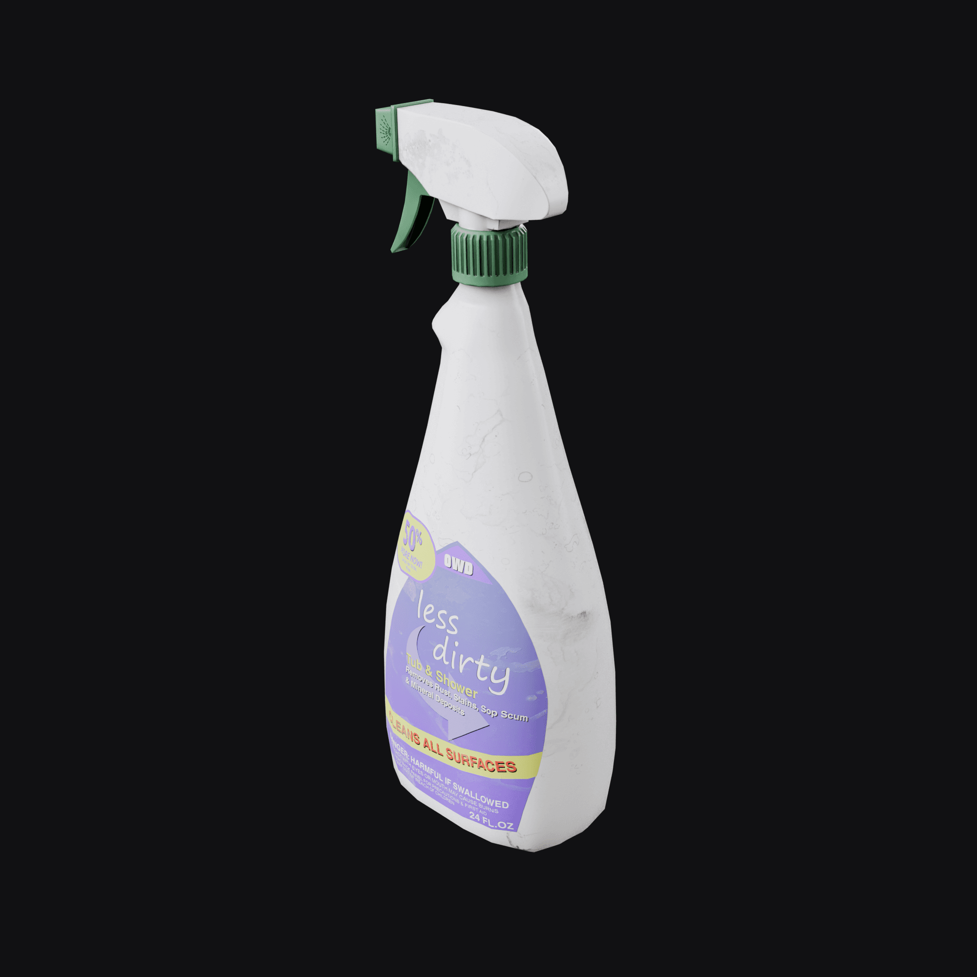 Spray Bottle 3D model