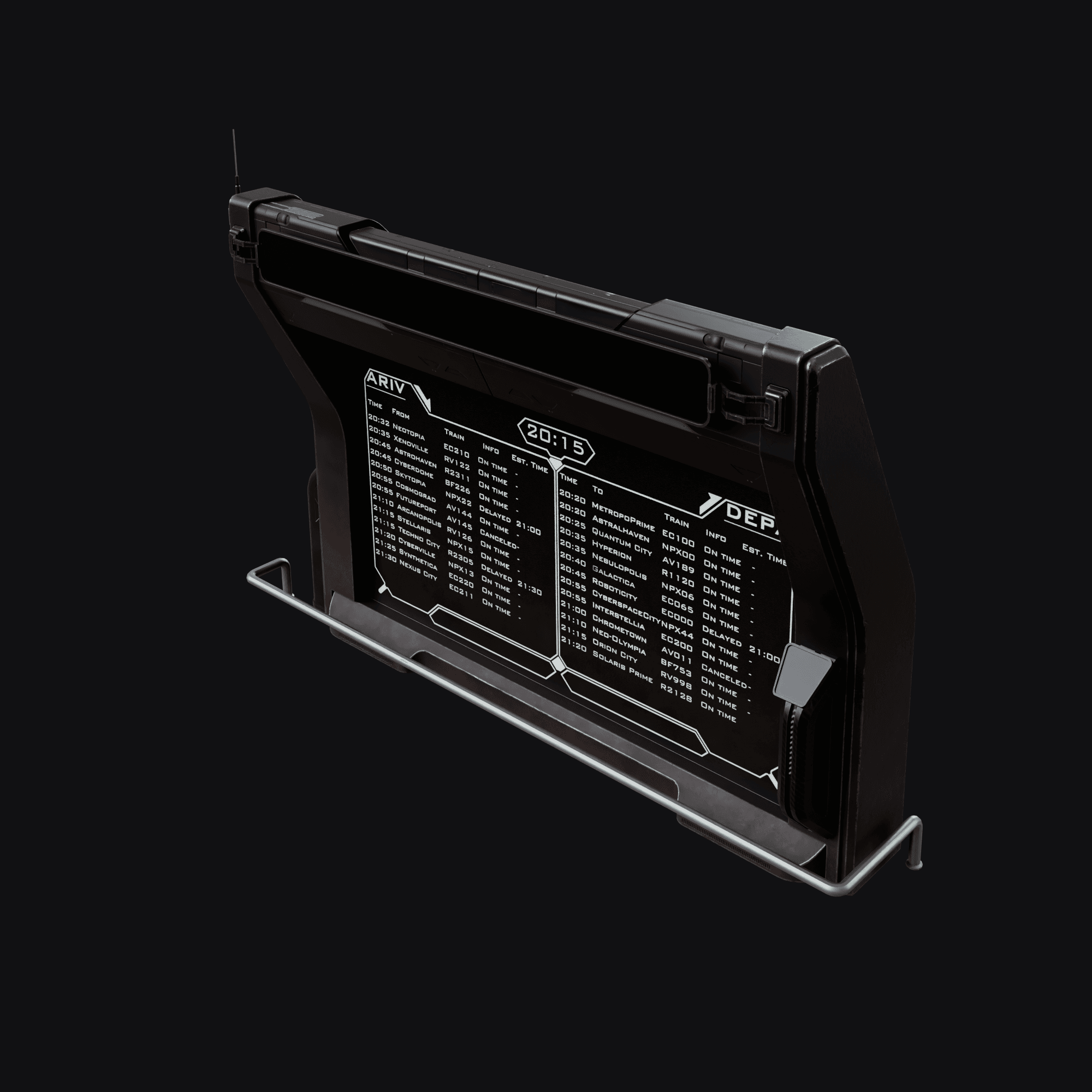 Subway Display Terminal 3D model
