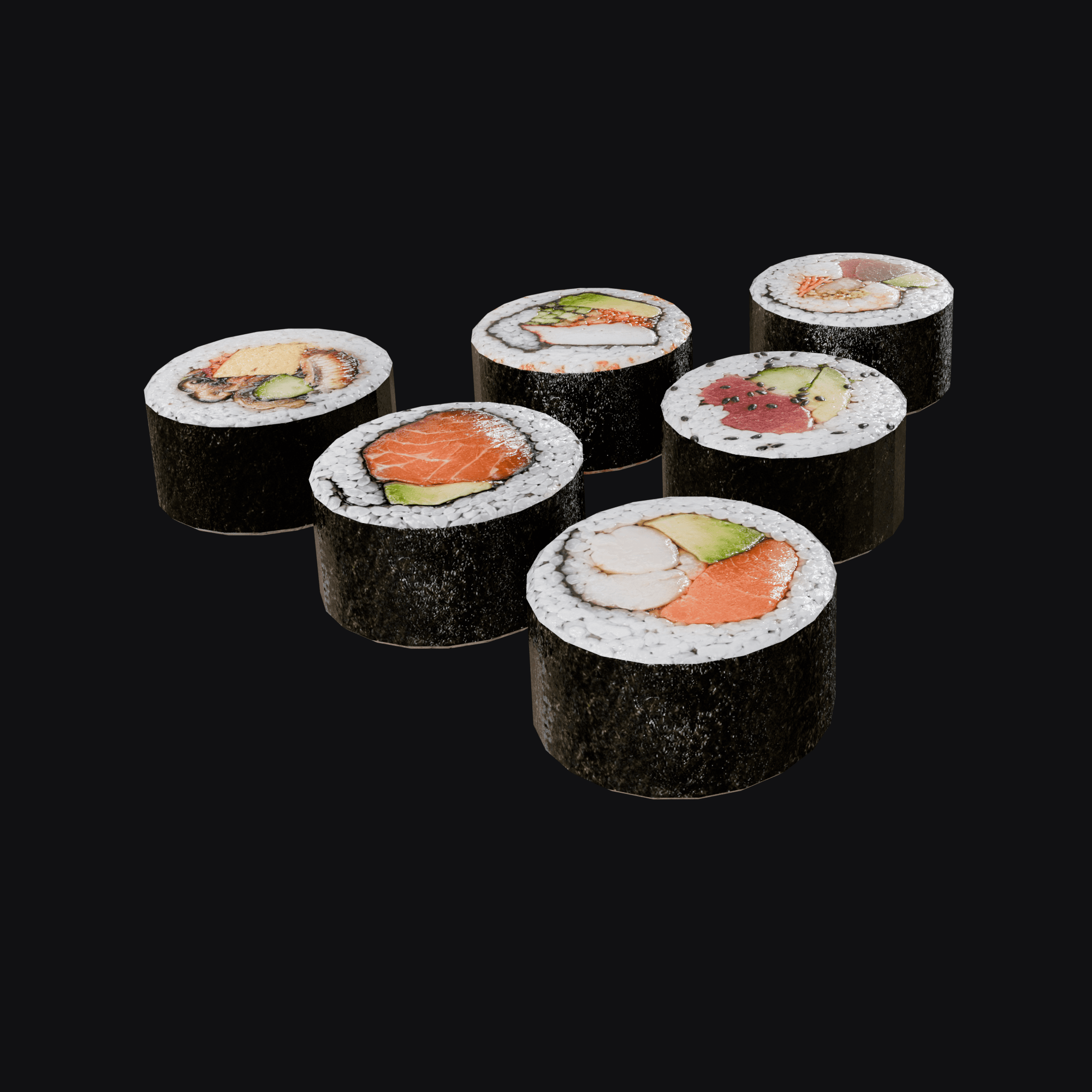 Sushi 3D model