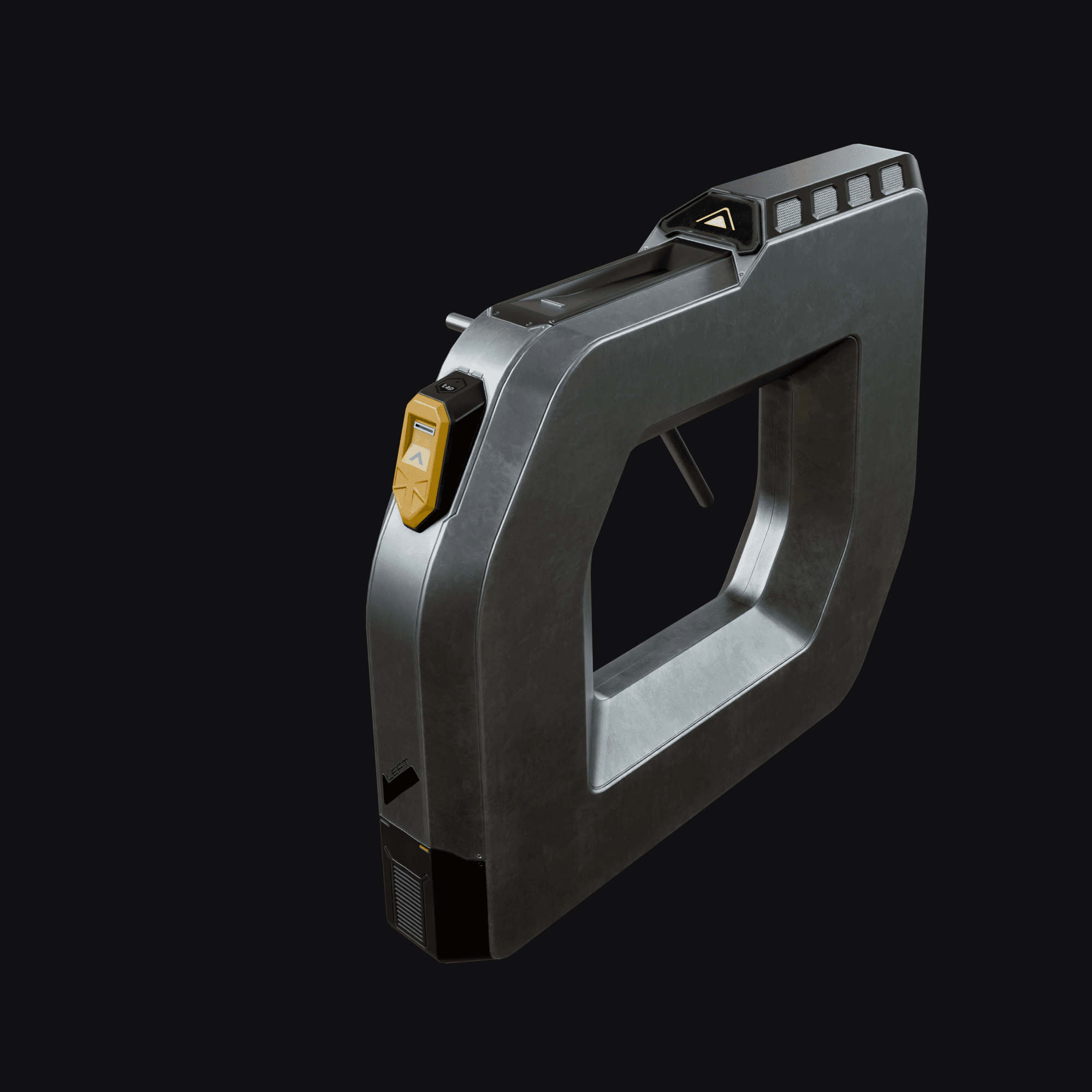 Ticket Gate 3D model
