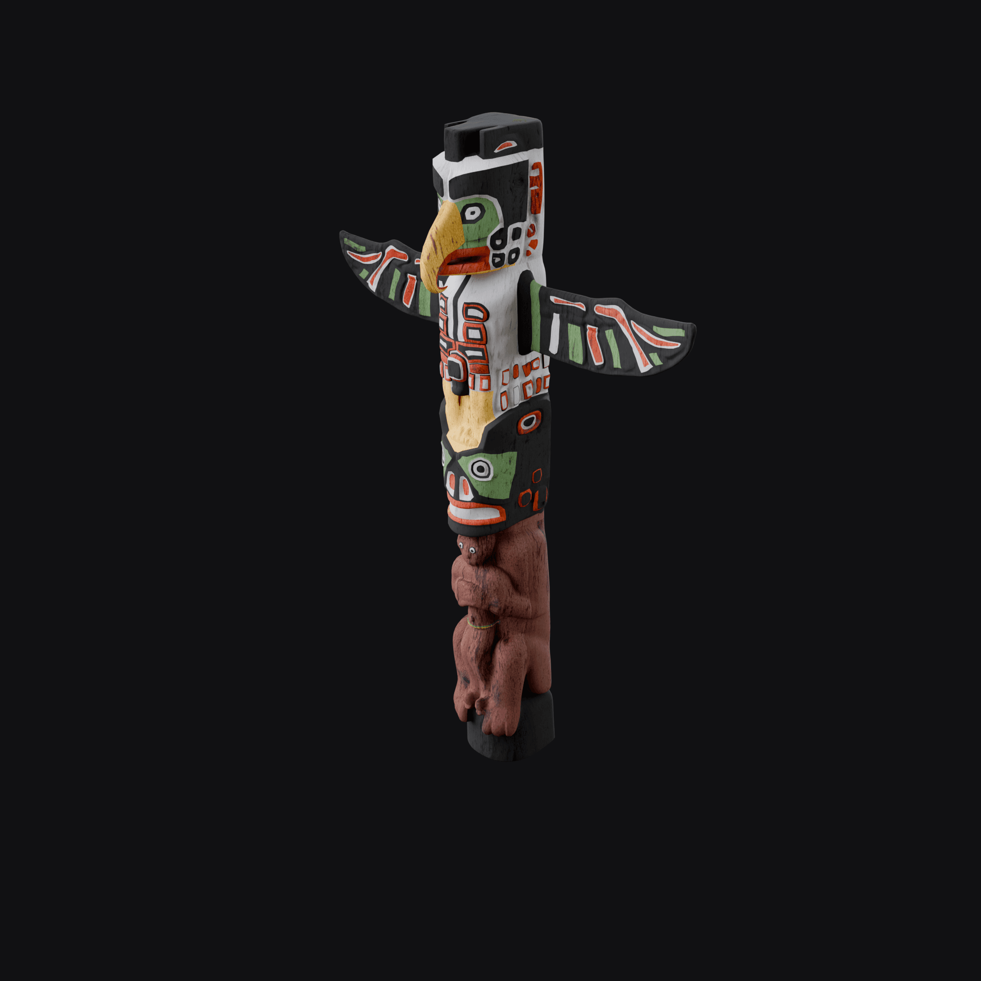 Totem Pole 3D model