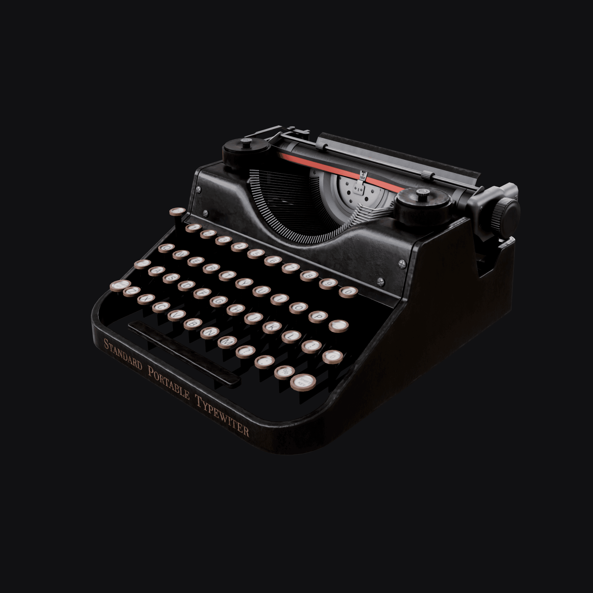 Type Writer 3D model