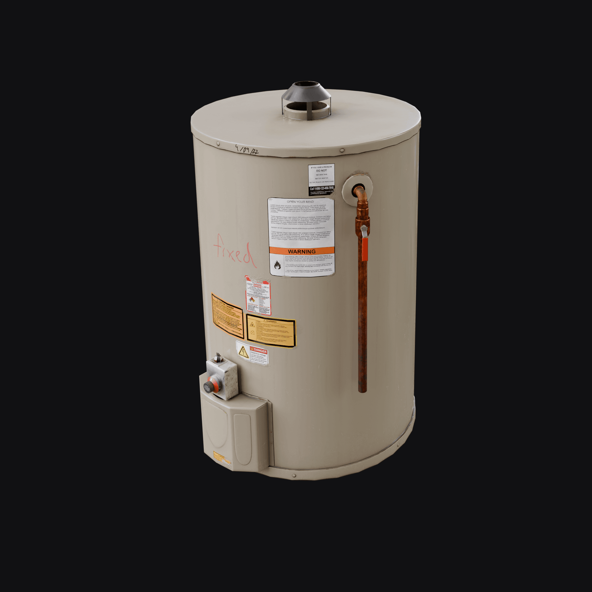 Water Heater 3D model