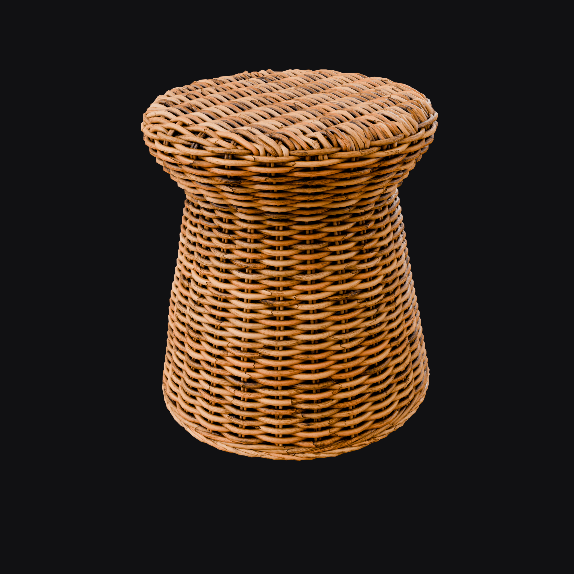 Wicker Side Table 3D model