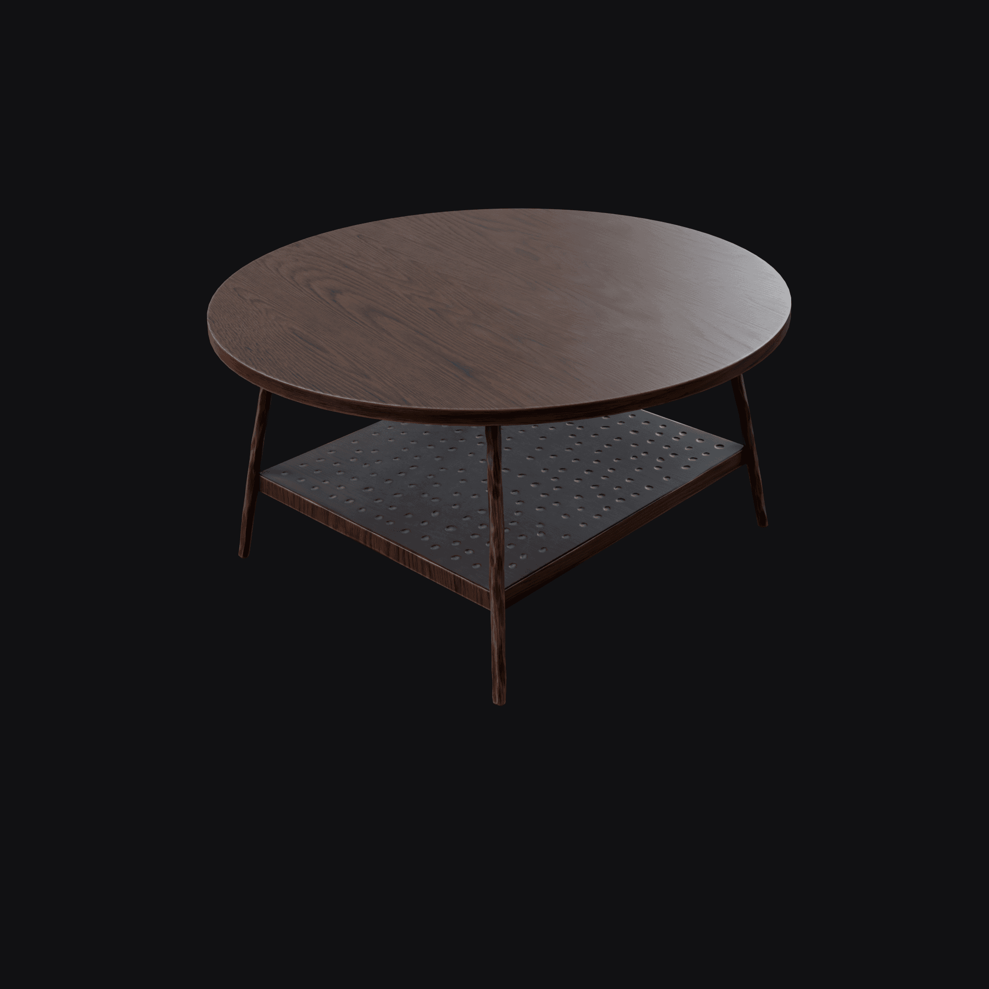 Wood Coffee Table 3D model