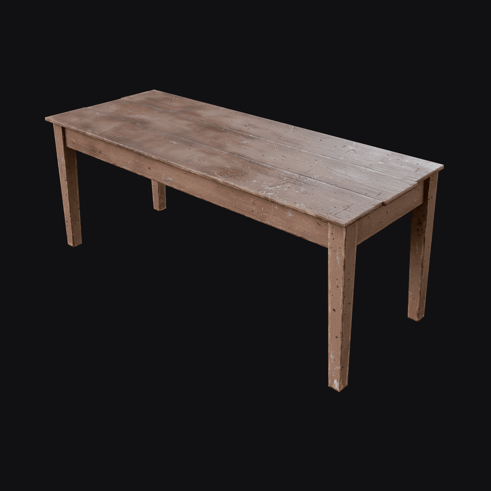 Wooden Table 3D model