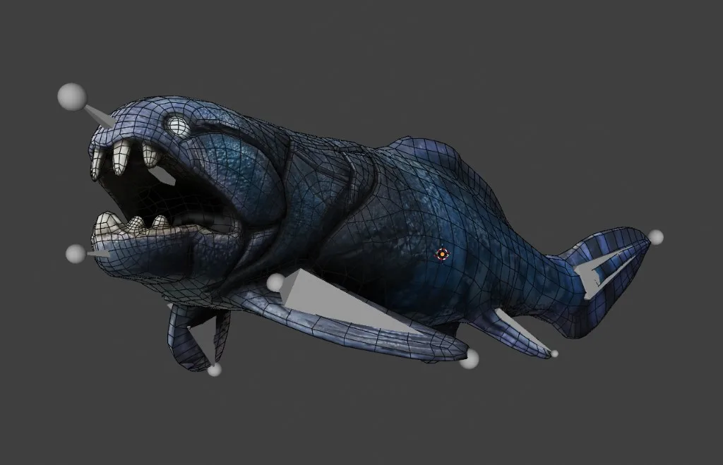 Monster Fish (Dunkleosteus), view 2
