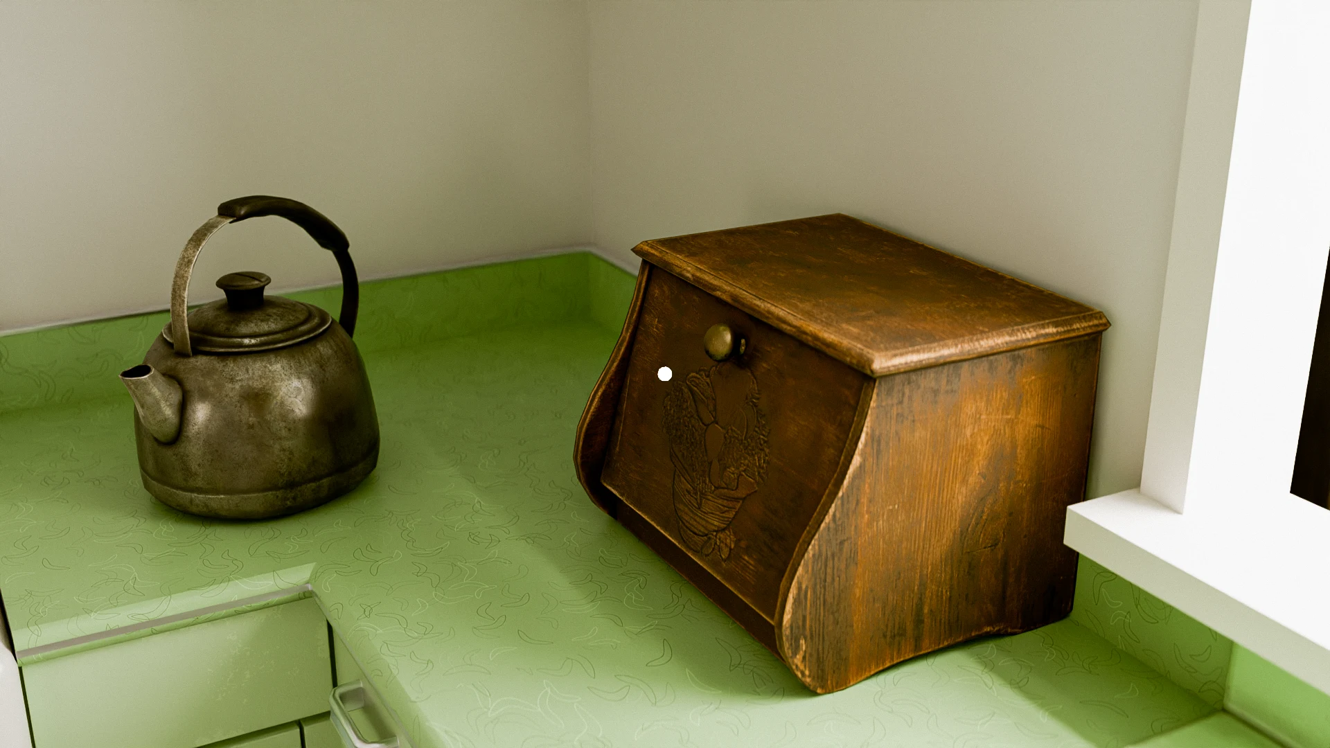 Vintage Bread Box, view 1